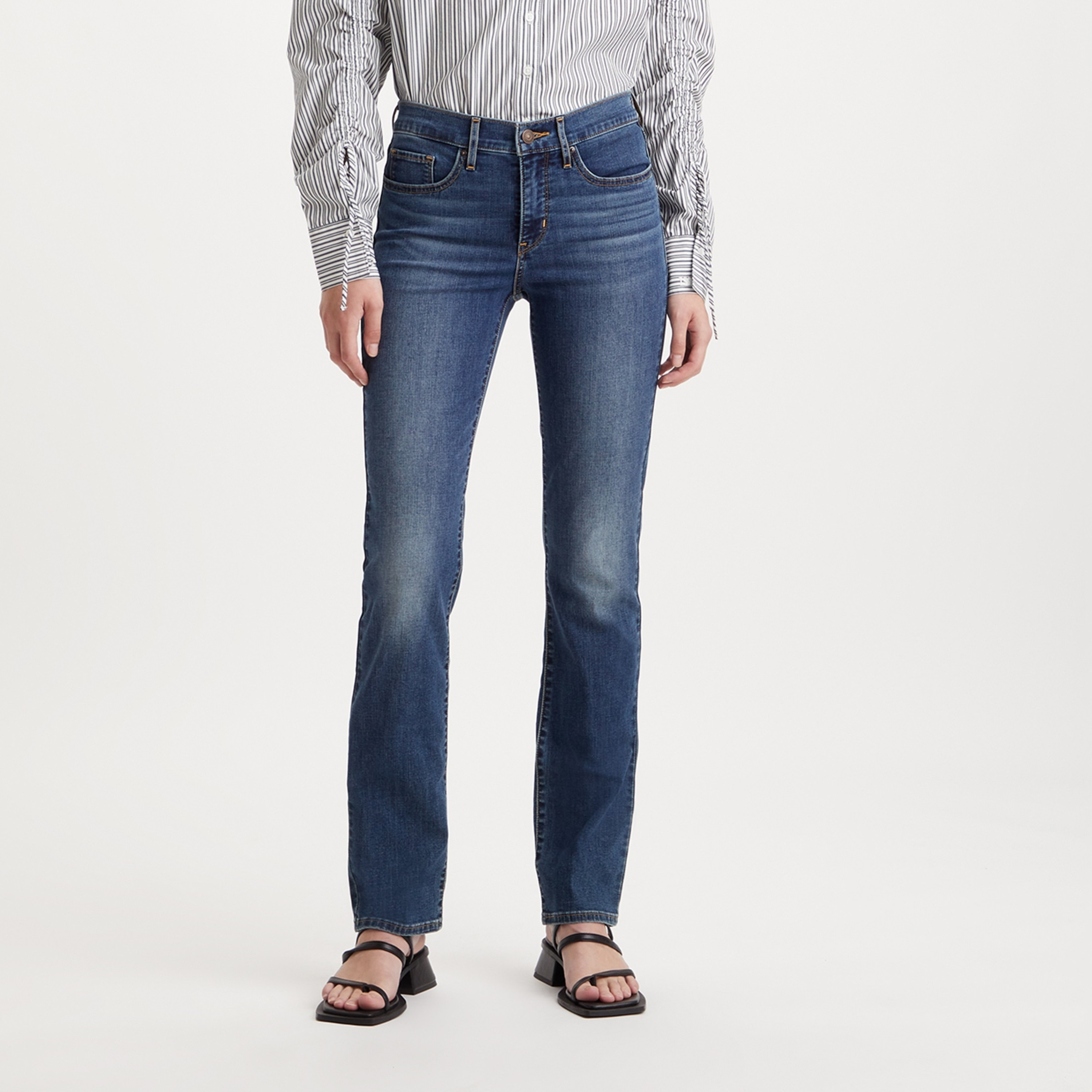 Levis 314 Blue Straight Fit Mid-Rise Button Closure Jeans-women-clothing-bottoms-jeans-image-1
