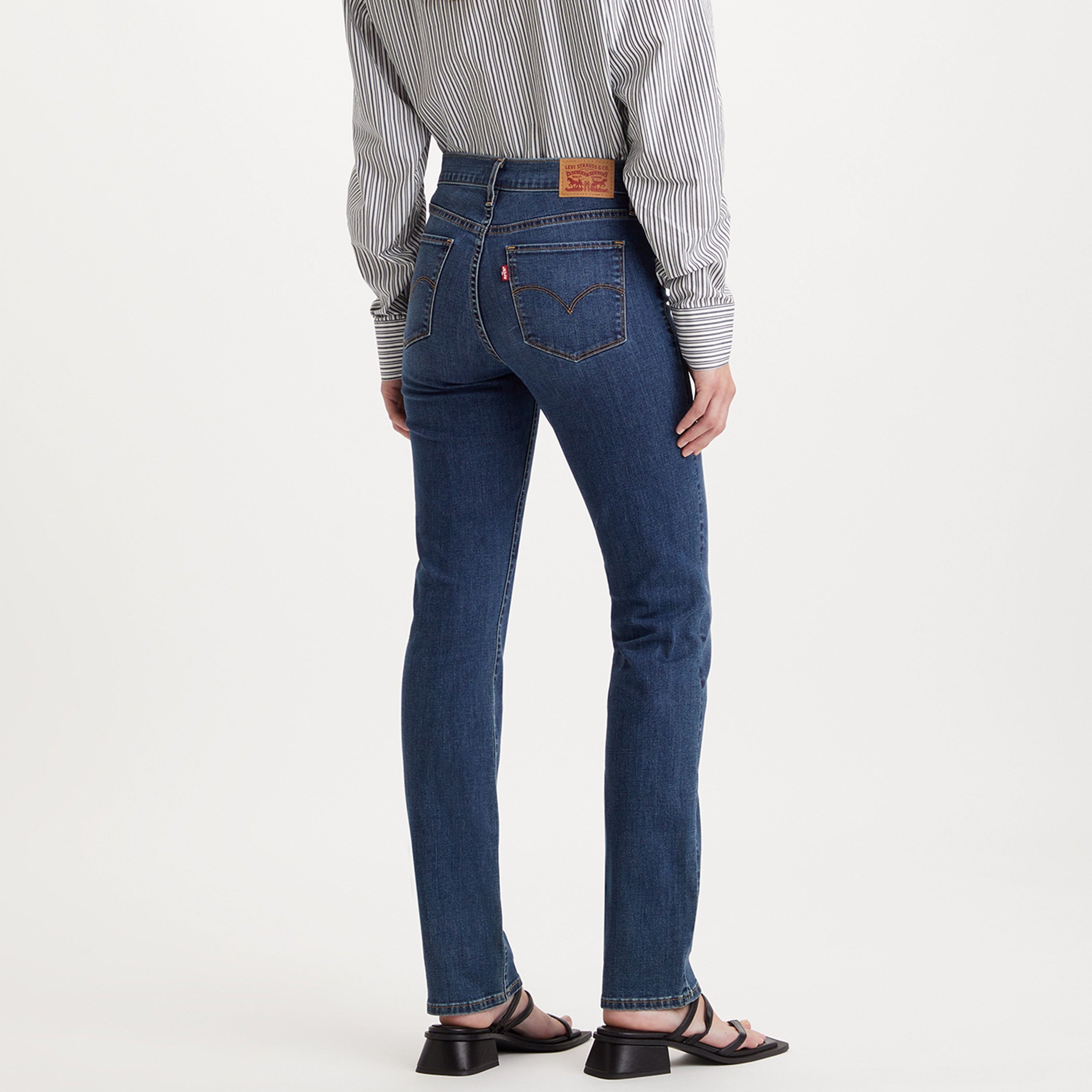 Levis 314 Blue Straight Fit Mid-Rise Button Closure Jeans-women-clothing-bottoms-jeans-image-3