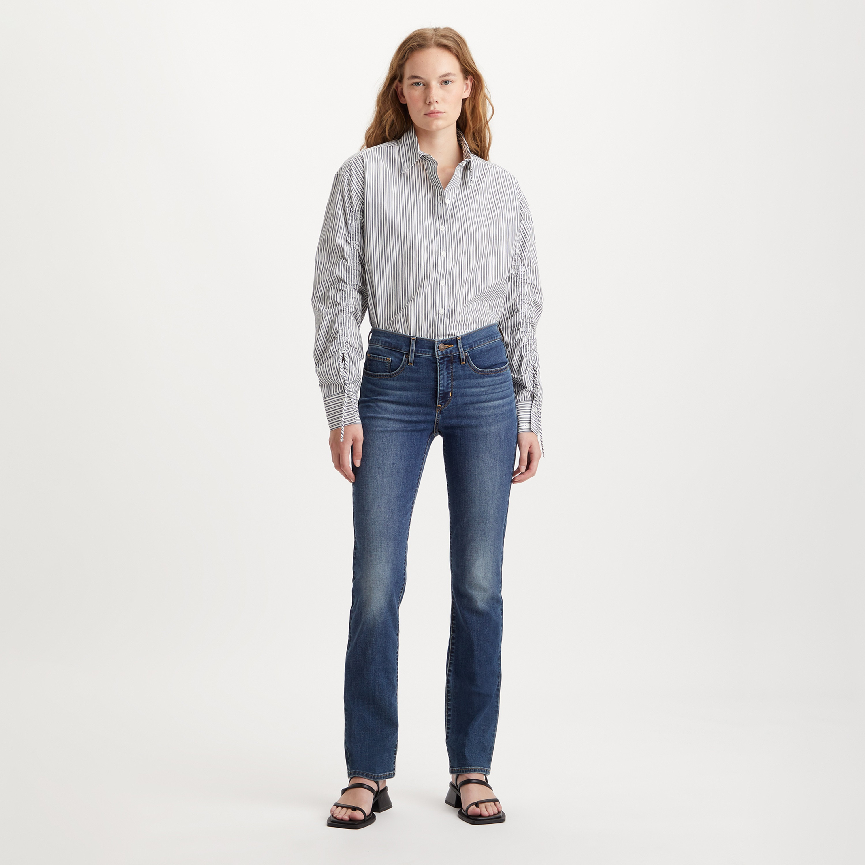 Levis 314 Blue Straight Fit Mid-Rise Button Closure Jeans-women-clothing-bottoms-jeans-image-4