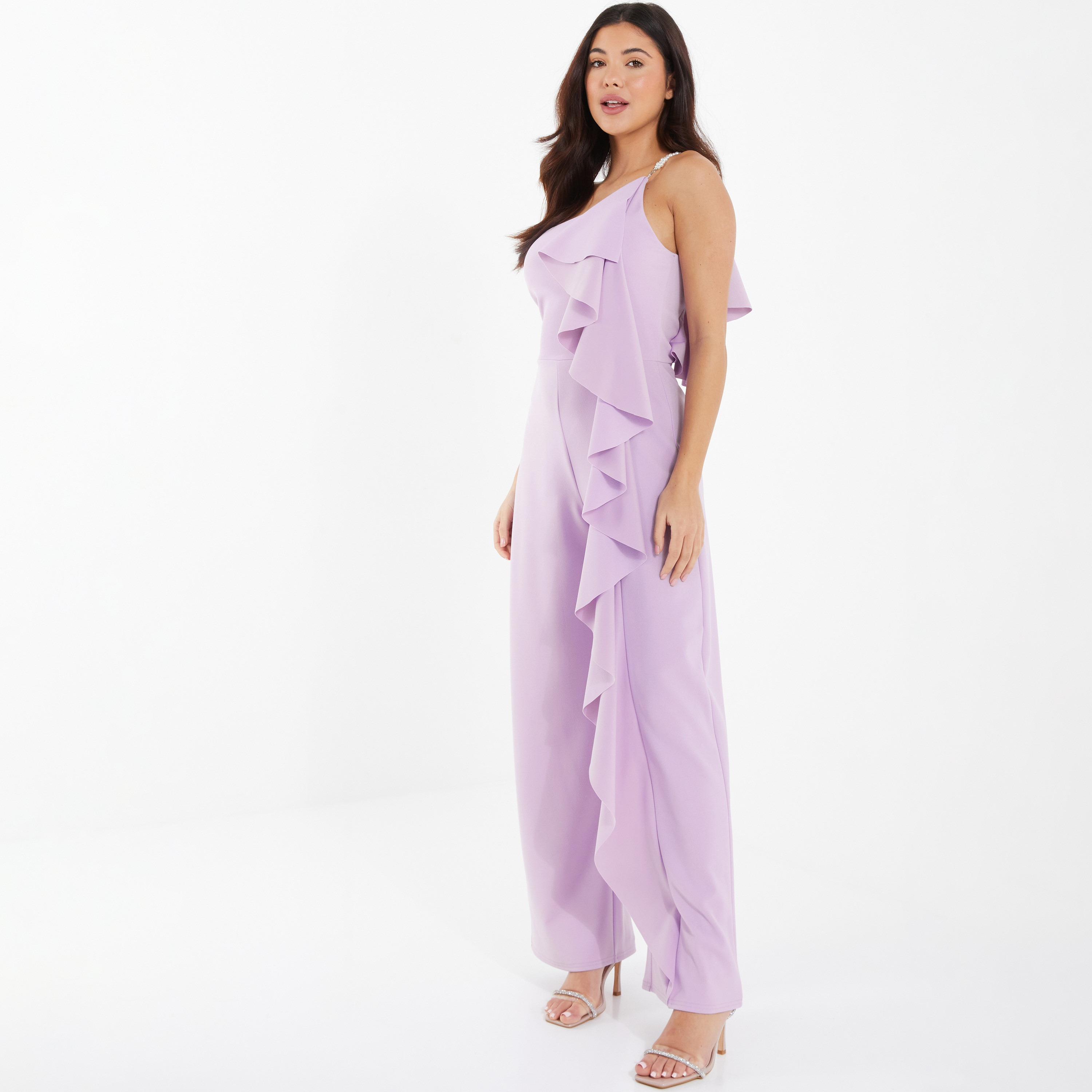  جمبسوت مكشكش بكتف واحد من كويز-women-clothing-jumpsuits-image-2