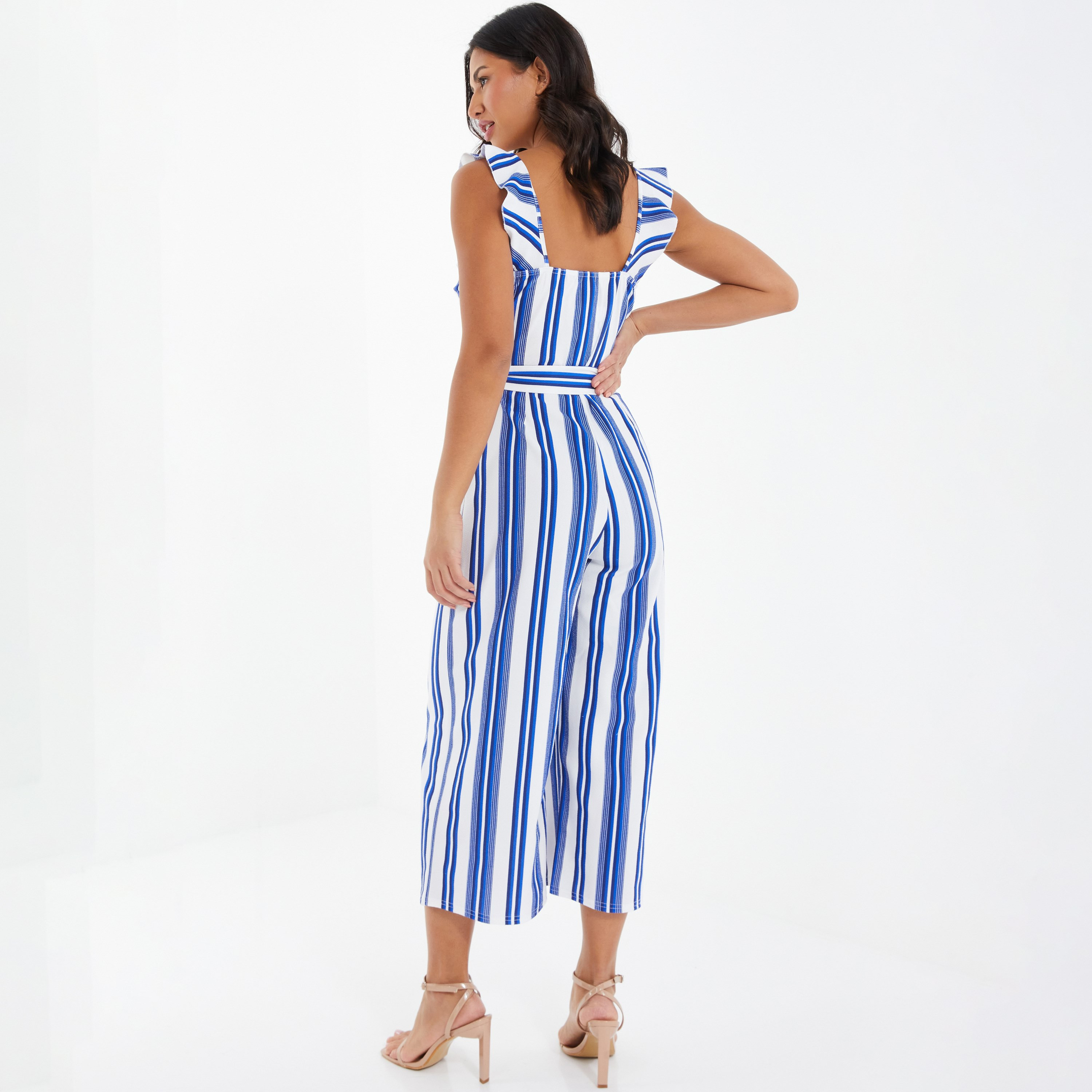 Quiz Striped V-Neck Jumpsuit-women-clothing-jumpsuits-image-3