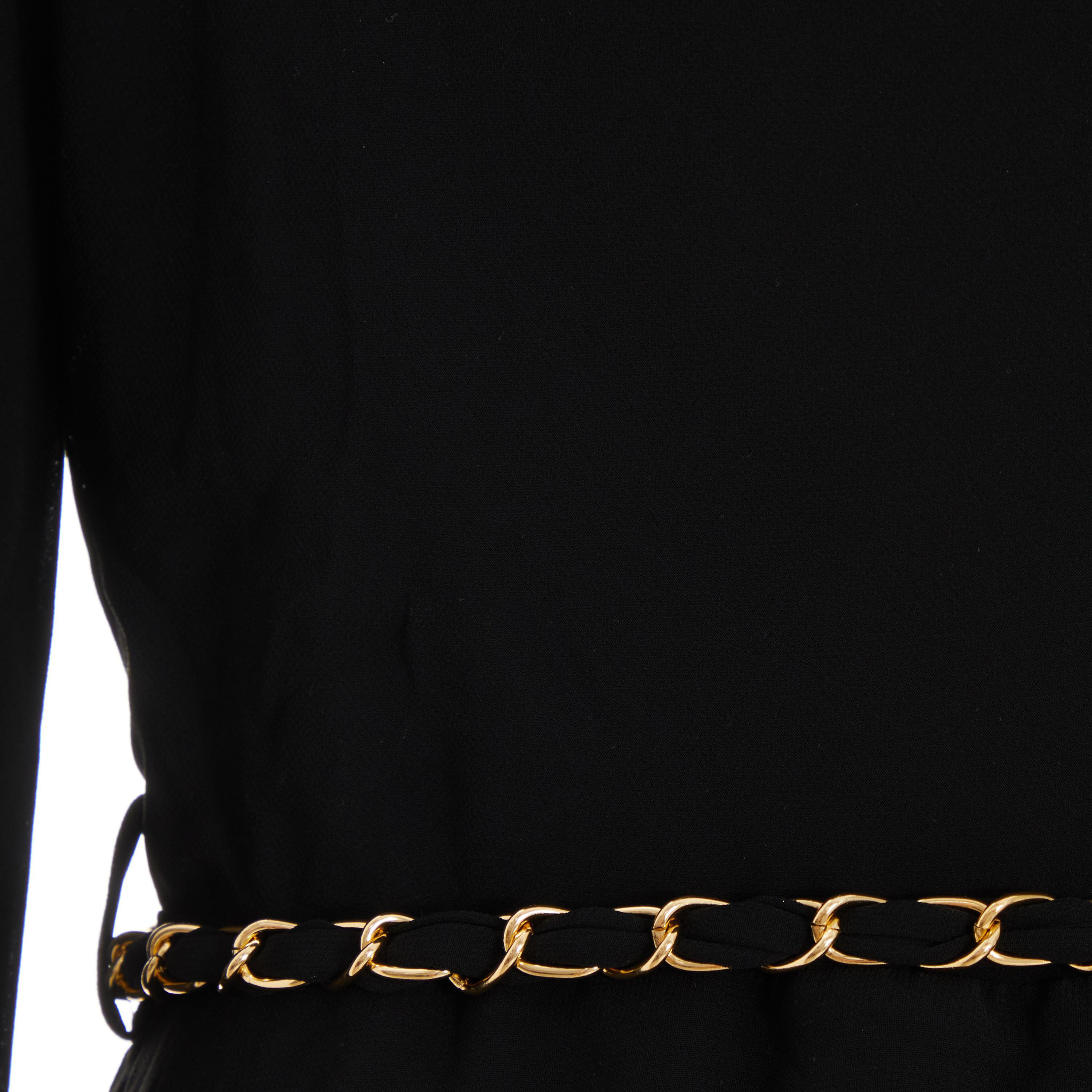 Quiz Plain Cowl Neck Tiered Belted Midi Dress with Chain Detail Belted-women-clothing-dresses-image-3