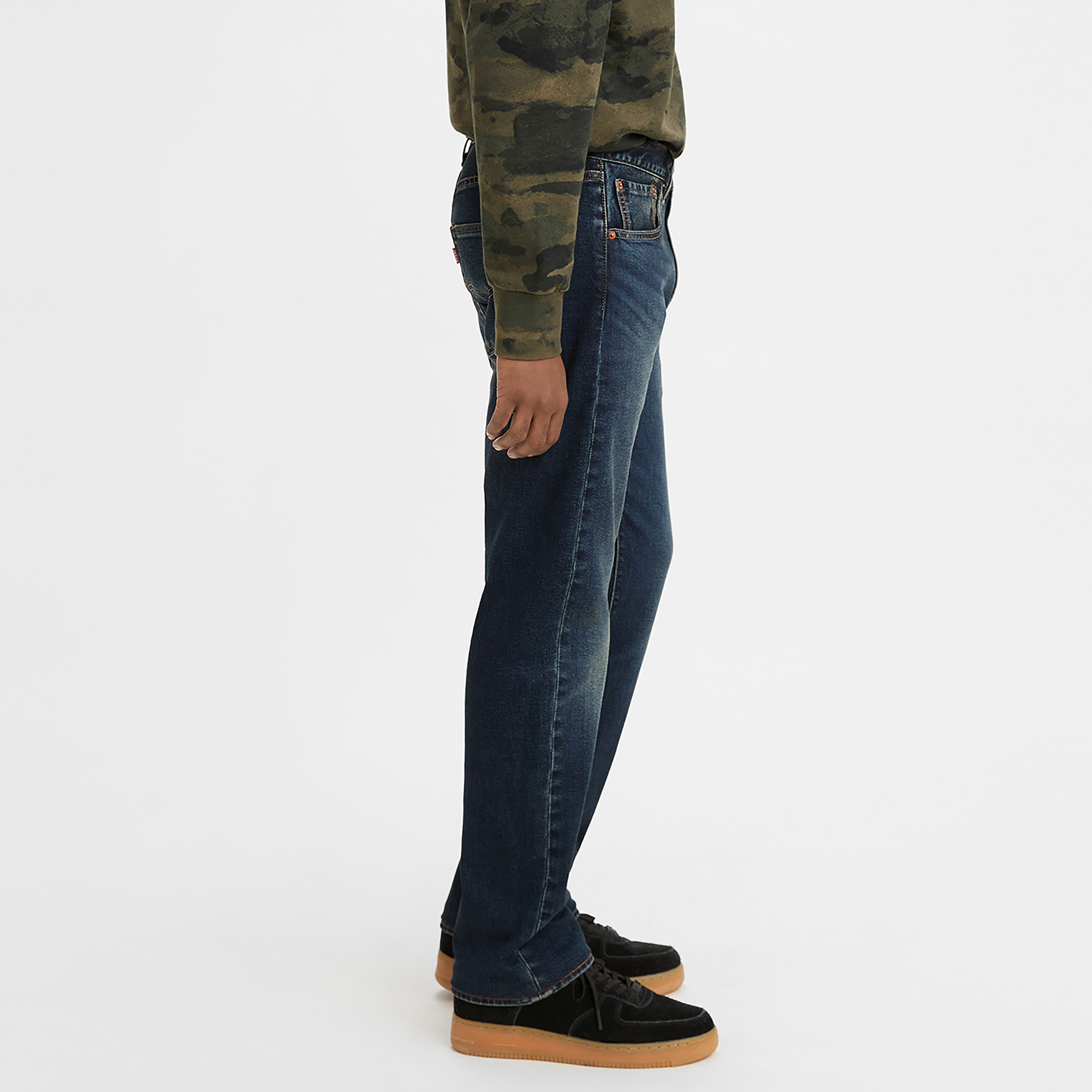 Levi's Blue Straight Fit Low-Rise Jeans-men-clothing-bottoms-jeans-image-2