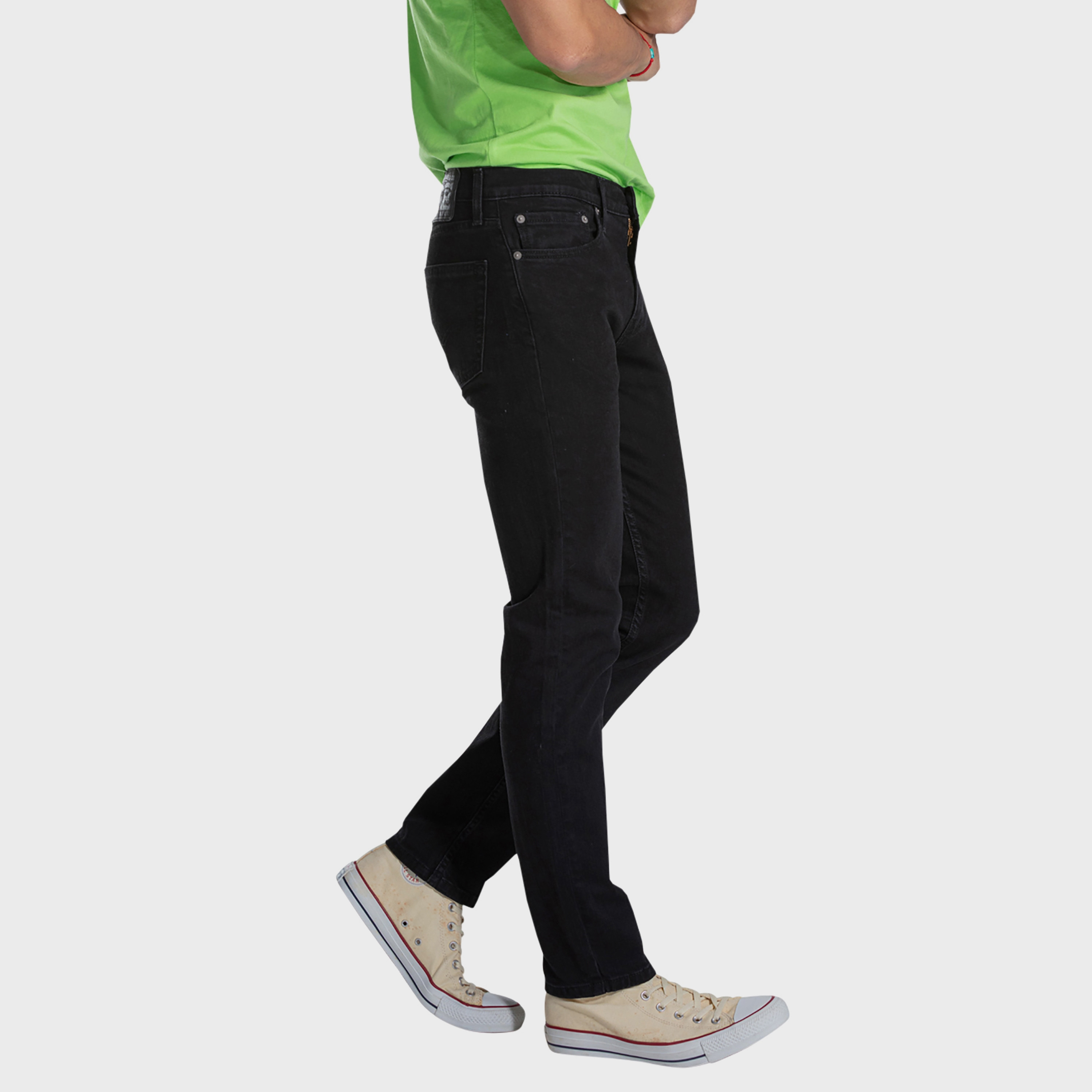 Levi's Black Slim Fit Low-Rise Jeans-men-clothing-bottoms-jeans-image-2