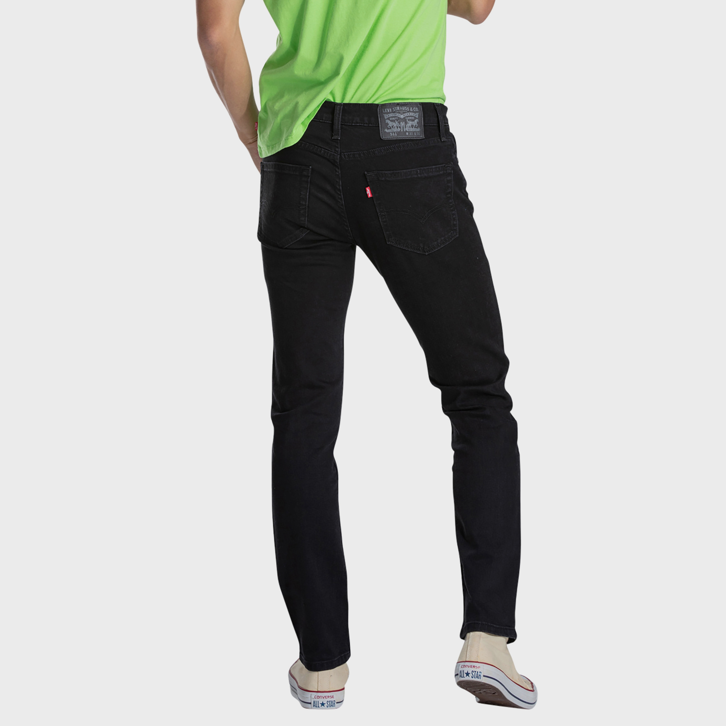 Levi's Black Slim Fit Low-Rise Jeans-men-clothing-bottoms-jeans-image-3