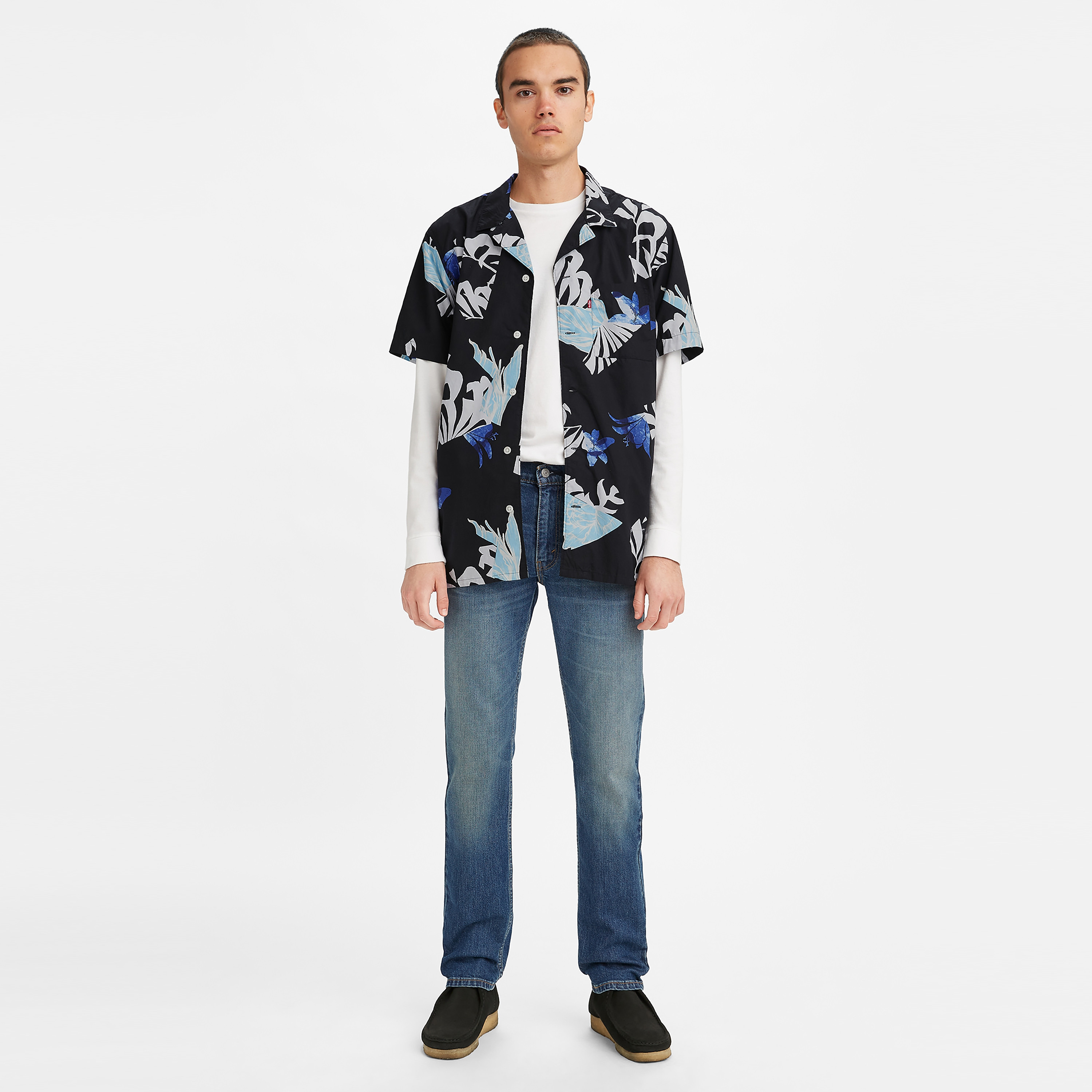 Levis 511 Blue Slim Fit Mid-Rise Button Closure Jeans-men-clothing-bottoms-jeans-image-4