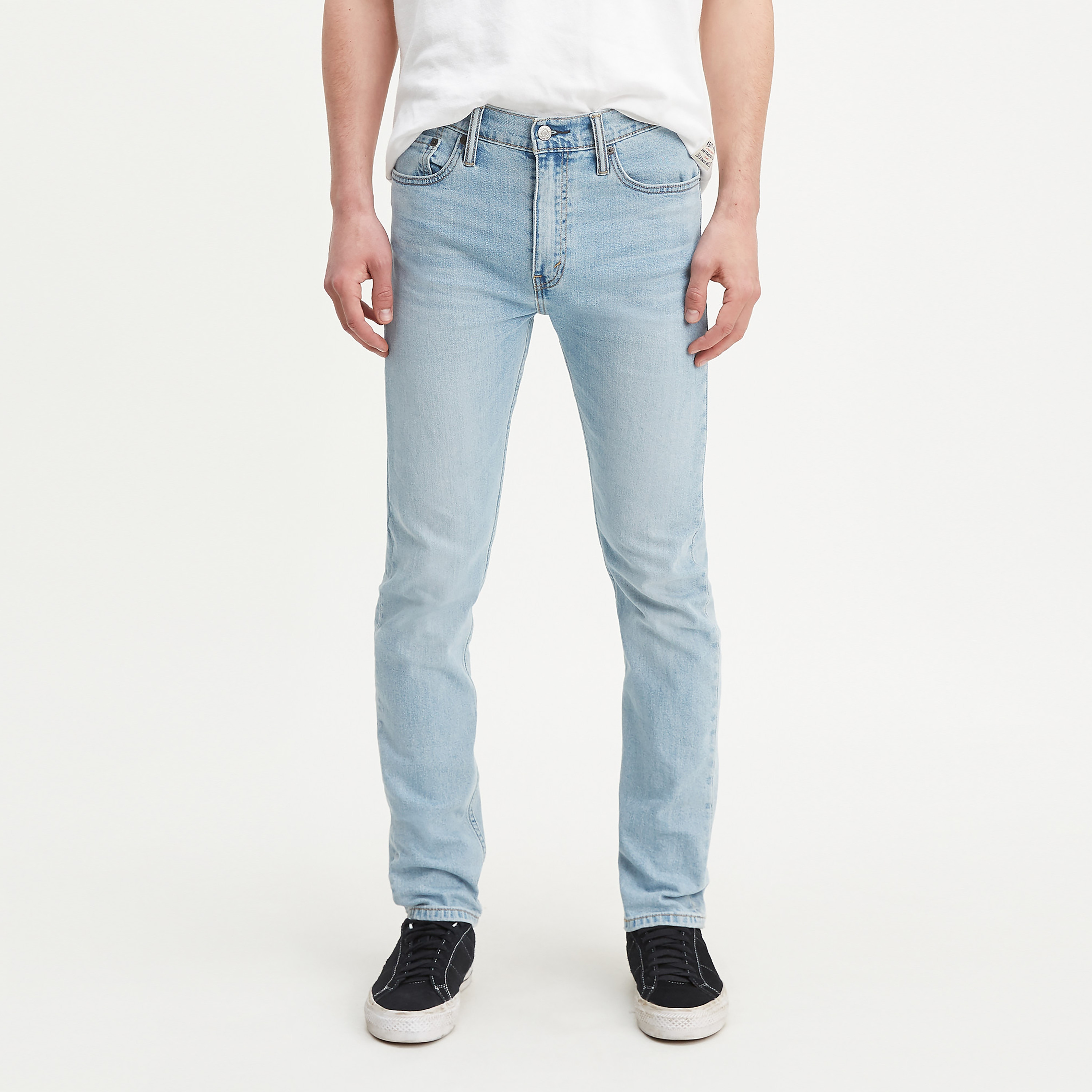 بنطال جينز ليفايس 510 بلون أزرق متوسط الارتفاع بقصة ضيقة-men-clothing-bottoms-jeans-image-1