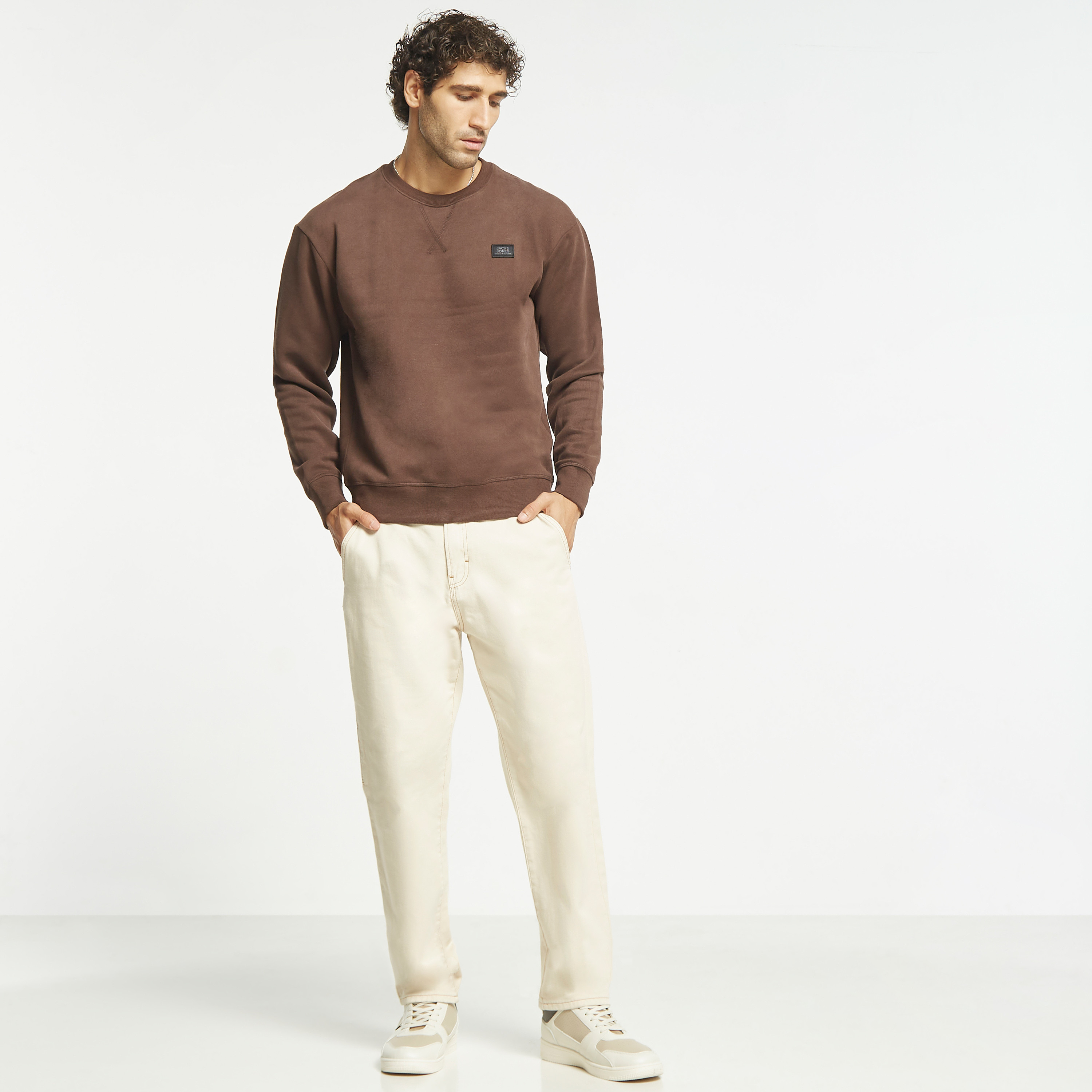 Jack & Jones Logo Crew Neck Sweatshirt-men-winterwear-hoodiesandsweatshirts-image-6