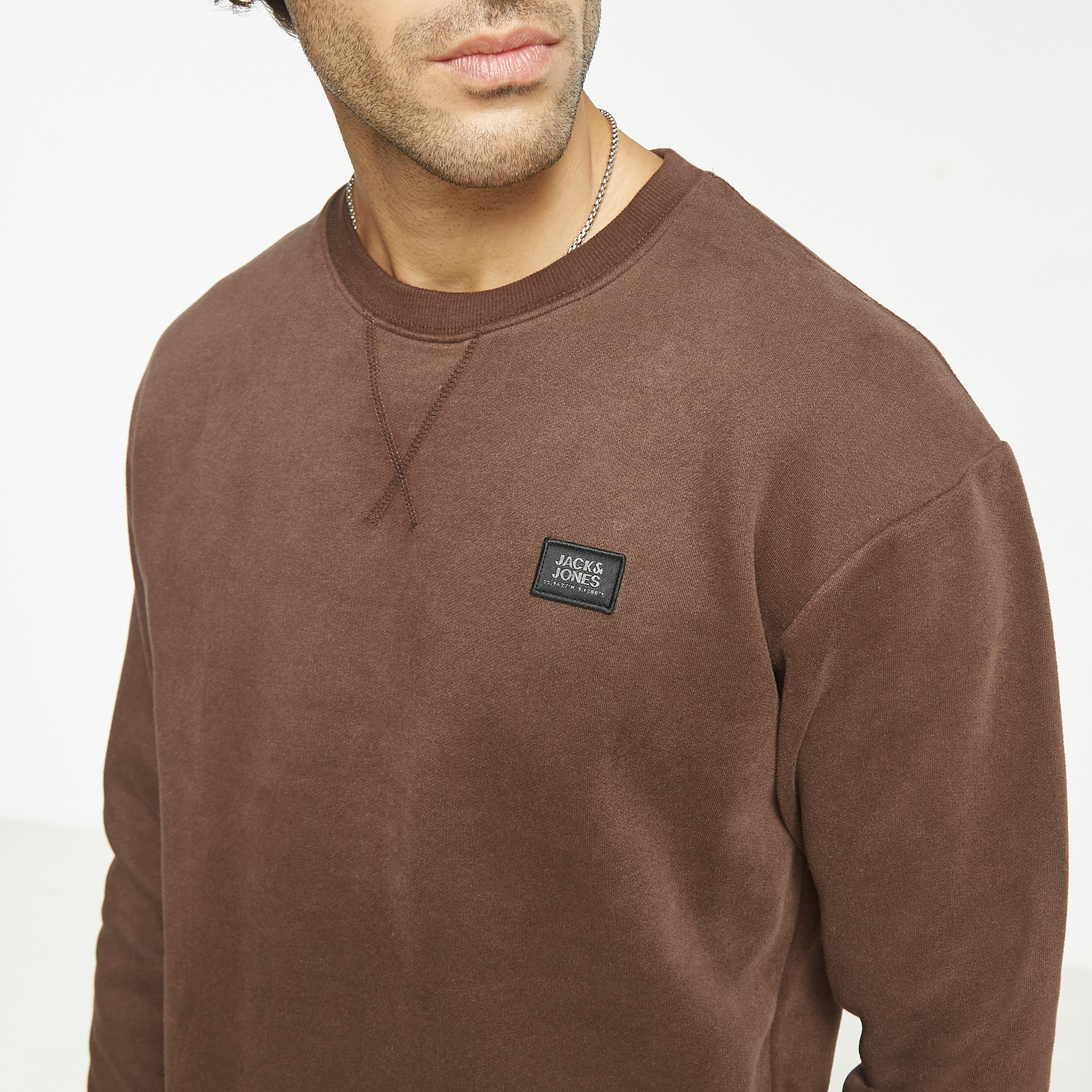 Jack & Jones Logo Crew Neck Sweatshirt-men-winterwear-hoodiesandsweatshirts-image-8