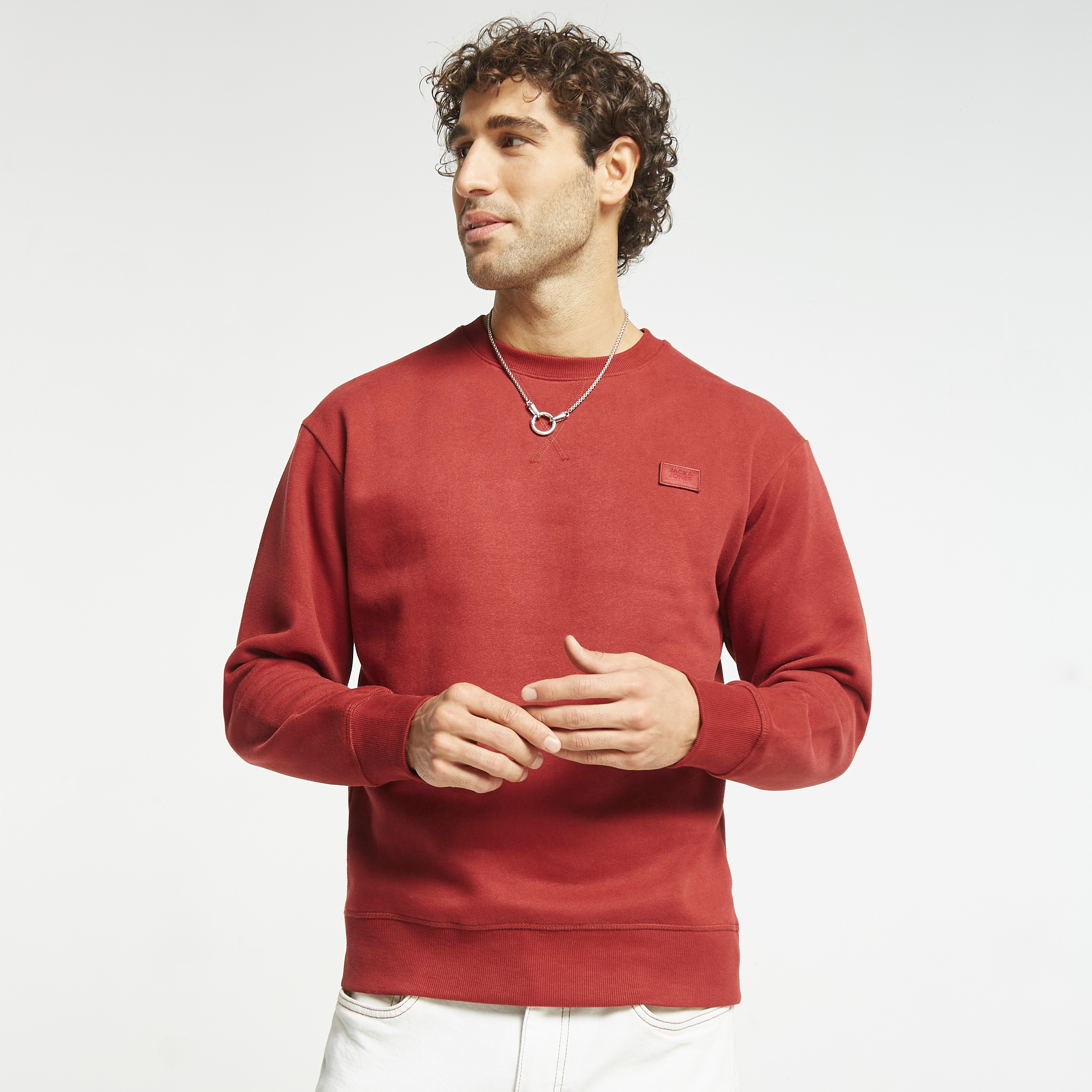Jack & Jones Logo Crew Neck Sweatshirt-men-winterwear-hoodiesandsweatshirts-image-13