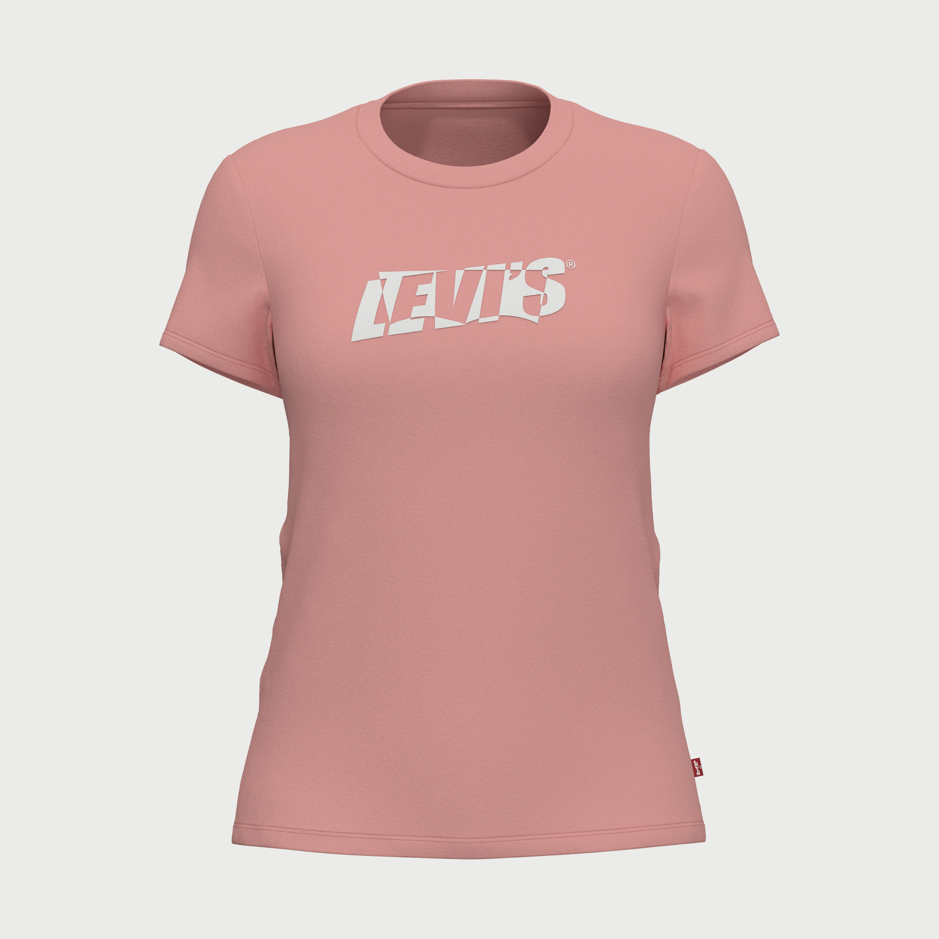 تي شيرت بلوجو ليفايز بأكمام قصيرة وياقة دائرية-women-clothing-tshirts-image-3