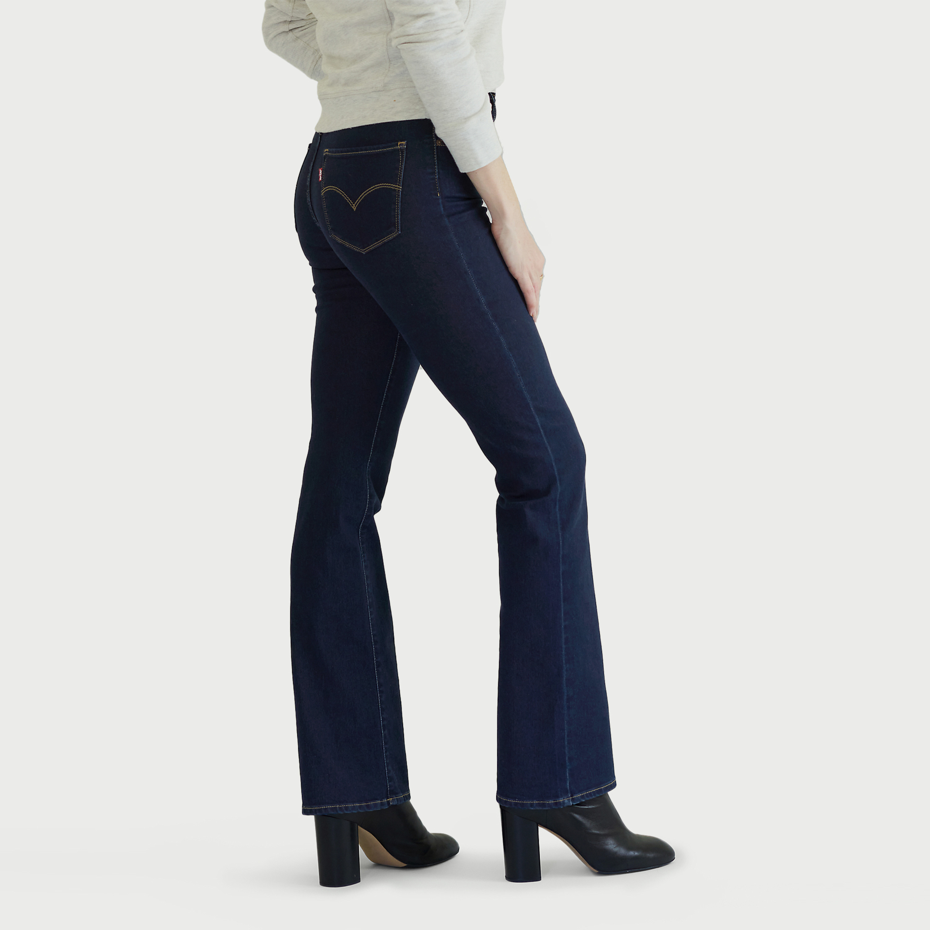 Levi's Black Bootcut High-Rise Jeans-women-clothing-bottoms-jeans-image-2