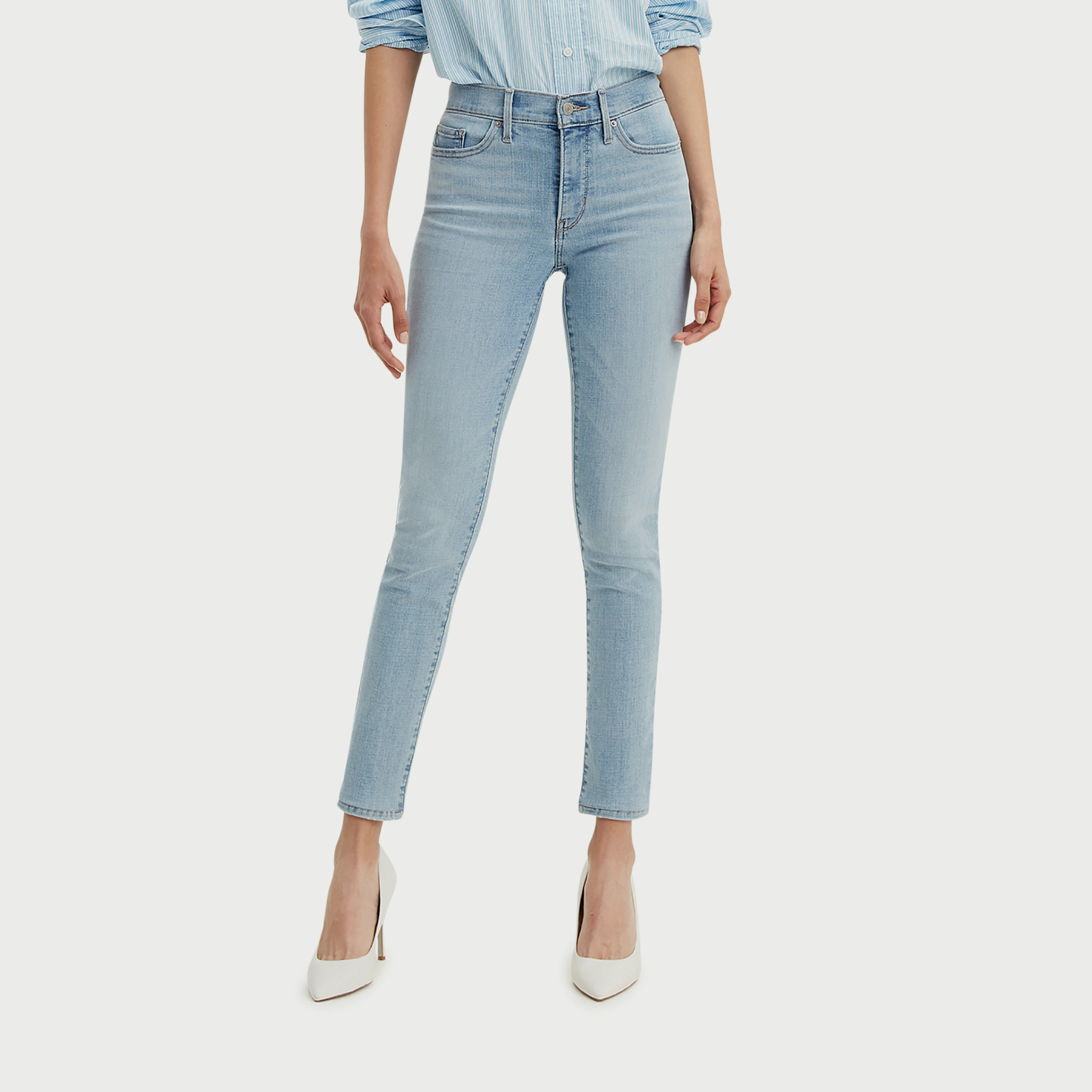 Levis 311 Blue Skinny Fit Mid-Rise Button Closure Jeans-women-clothing-bottoms-jeans-image-1