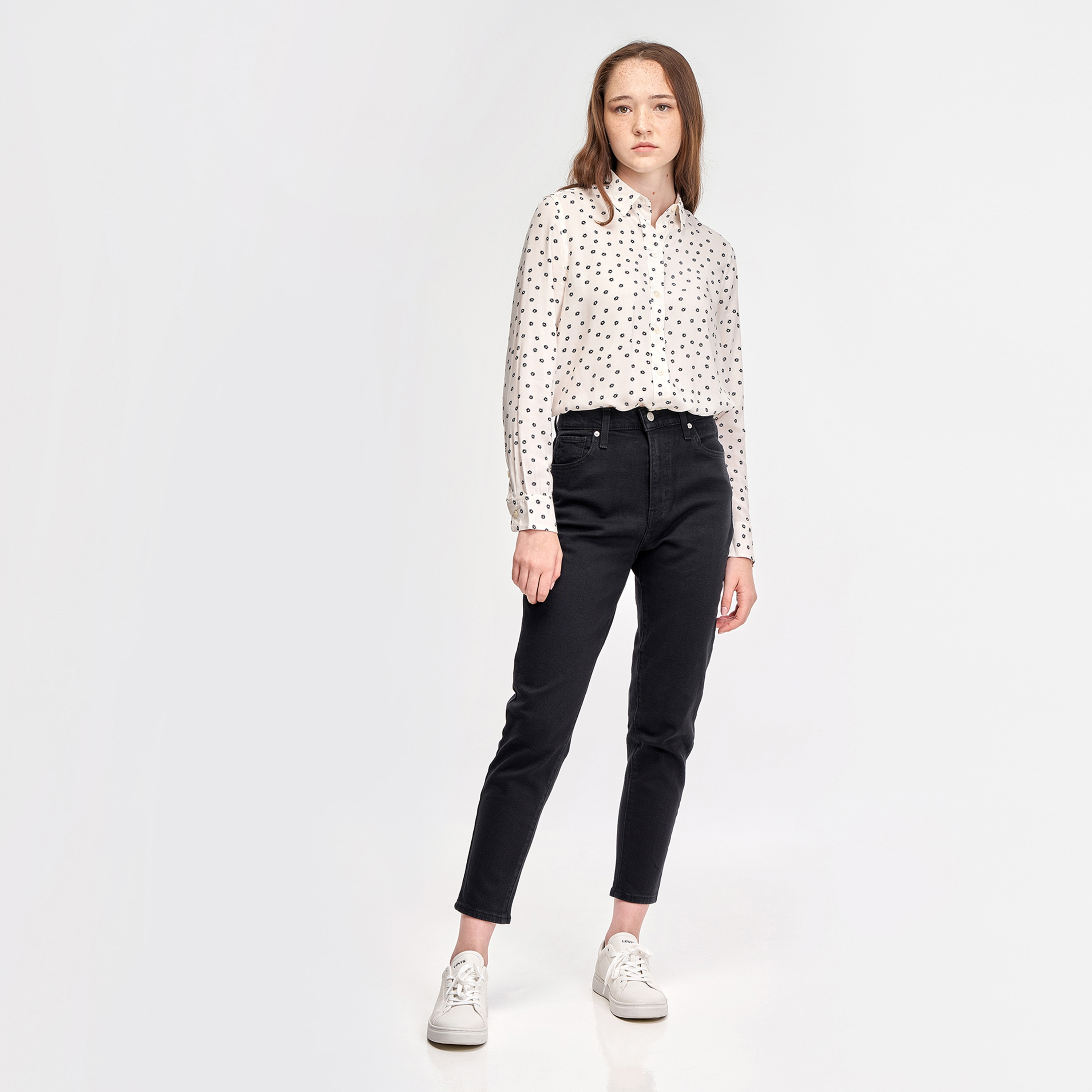 Levis Black Mom Fit High-Rise Button Closure Jeans-women-clothing-bottoms-jeans-image-4