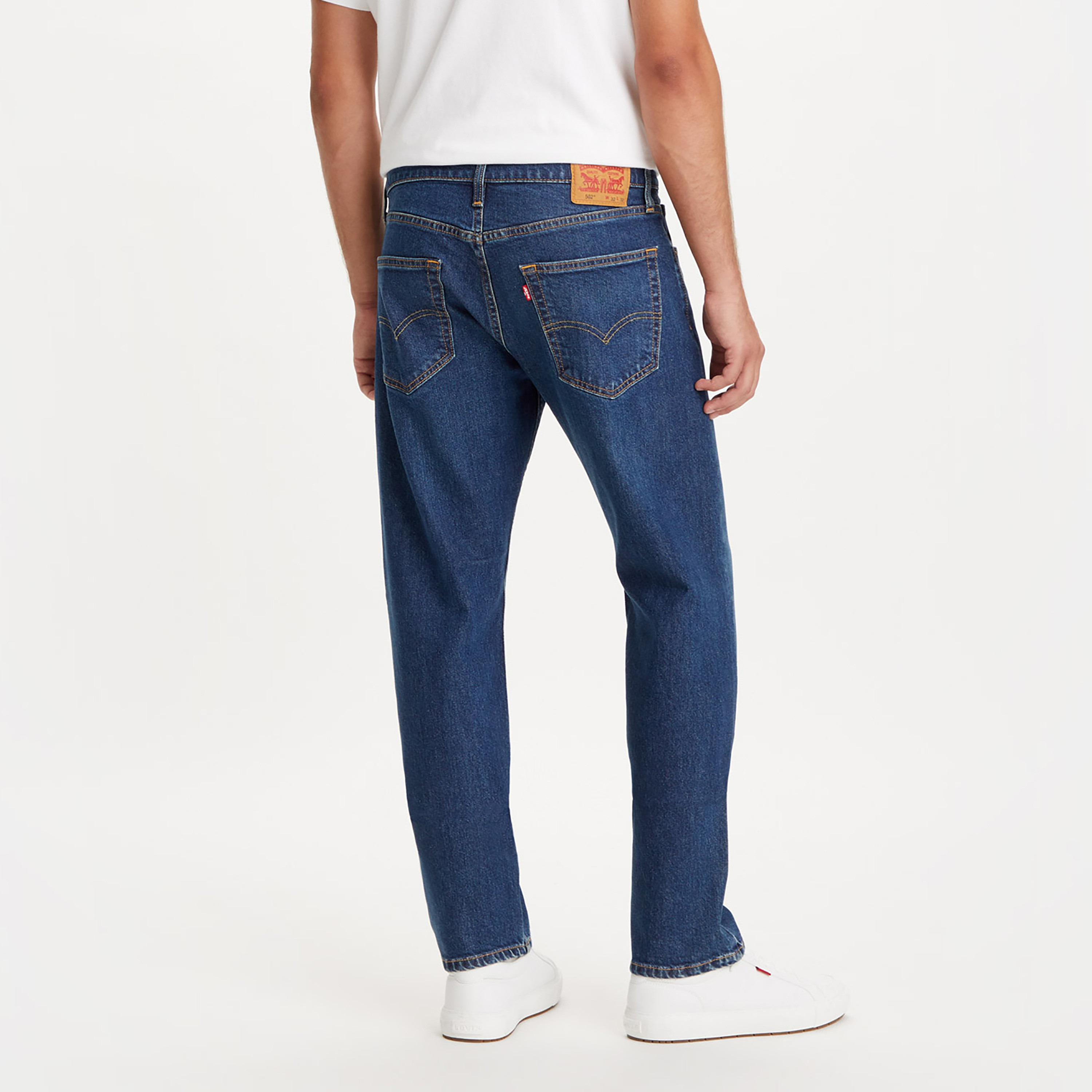 Buy Men s Levis 502 Blue Tapered Fit Mid Rise Button Closure Jeans Online Centrepoint Kuwait