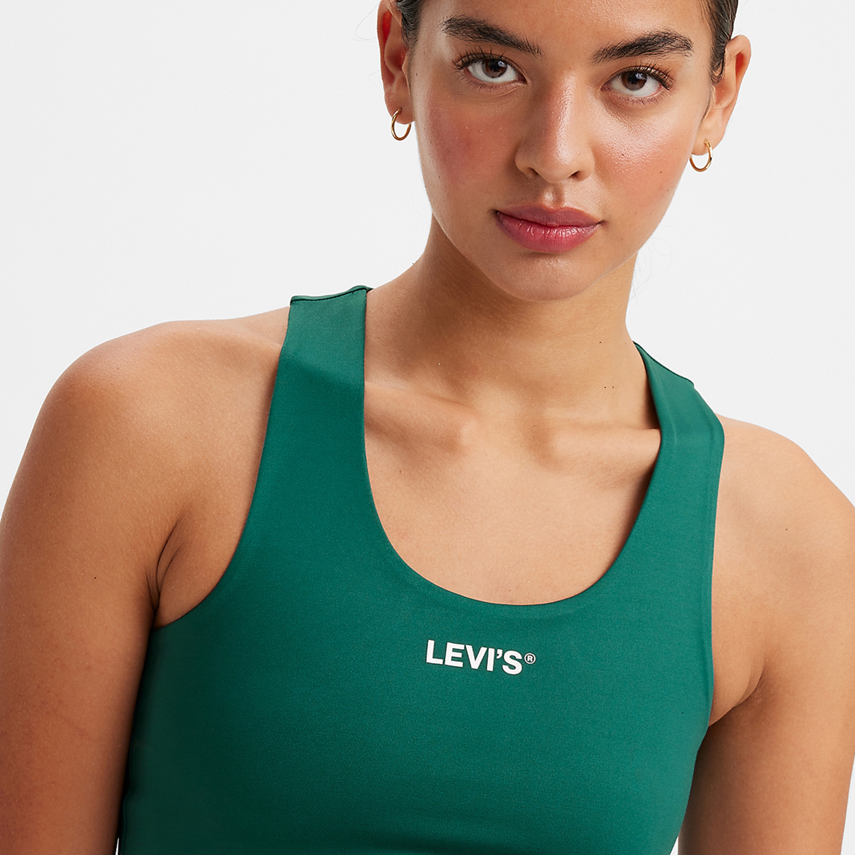 تانك توب بدون أكمام ورقبة واسعة ذات لوجو من ليفايز-women-clothing-tshirts-image-3