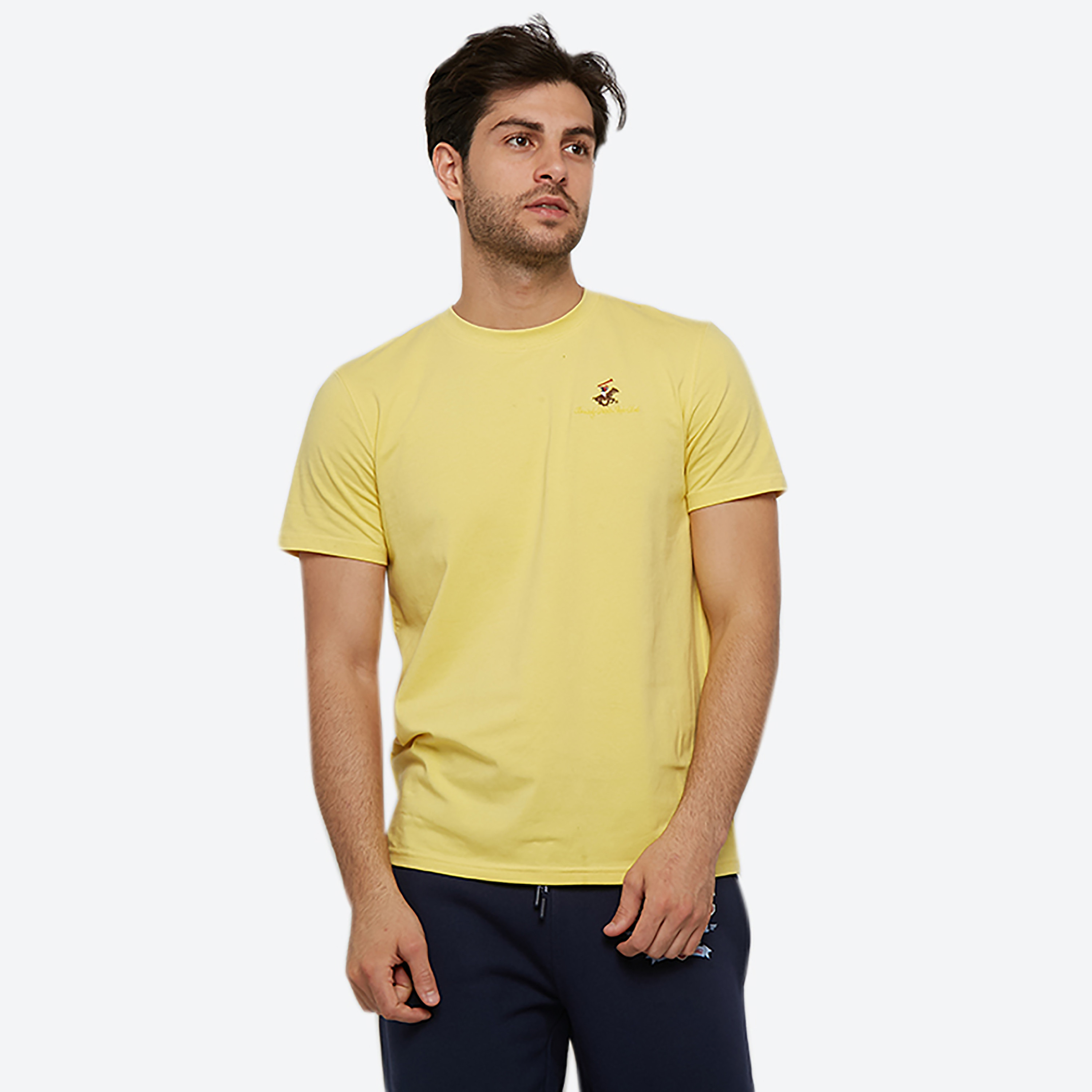 تي شيرت بيفرلي هيلز بولو كلوب بياقة مستديرة وأكمام قصيرة مع شعار-men-clothing-tshirtsandpolos-tshirts-image-1