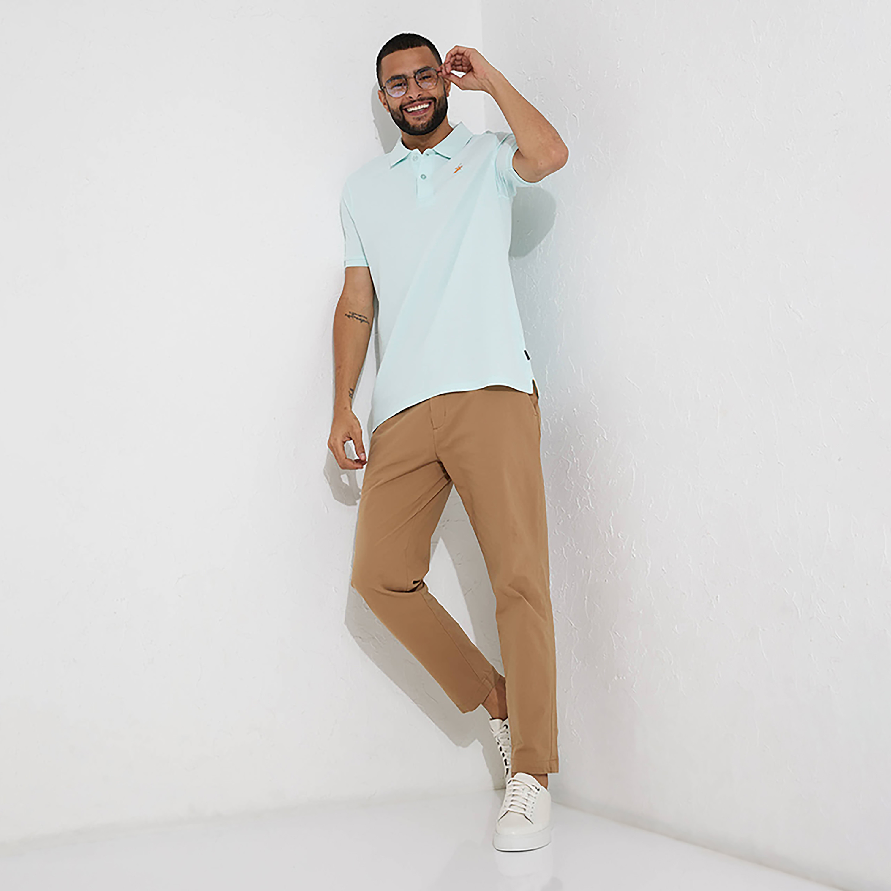 بيفرلي هيلز بولو كلوب-  قميص بولو رجالي سادة بأكمام قصيرة وياقة-men-clothing-tshirtsandpolos-polos-image-2