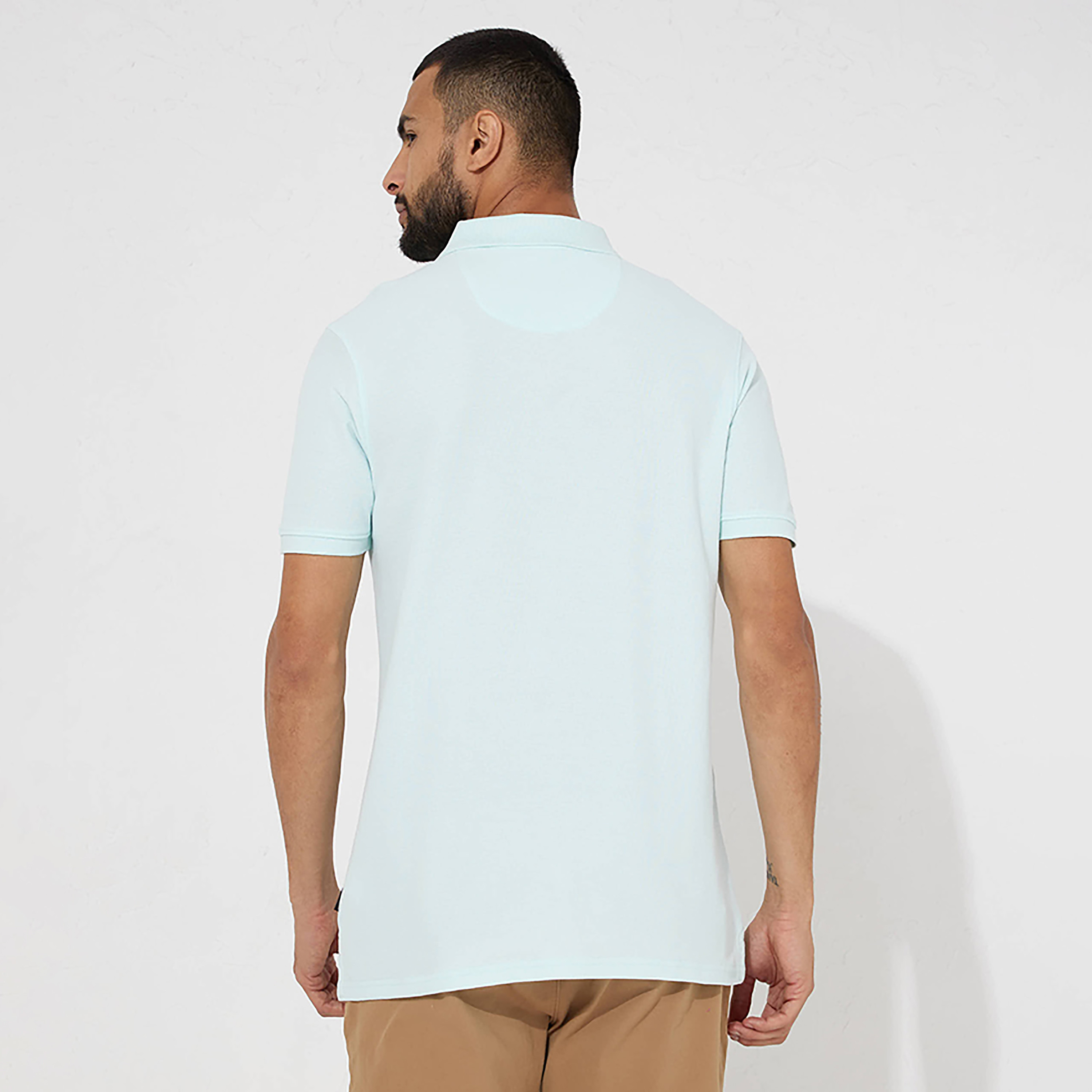 بيفرلي هيلز بولو كلوب-  قميص بولو رجالي سادة بأكمام قصيرة وياقة-men-clothing-tshirtsandpolos-polos-image-4