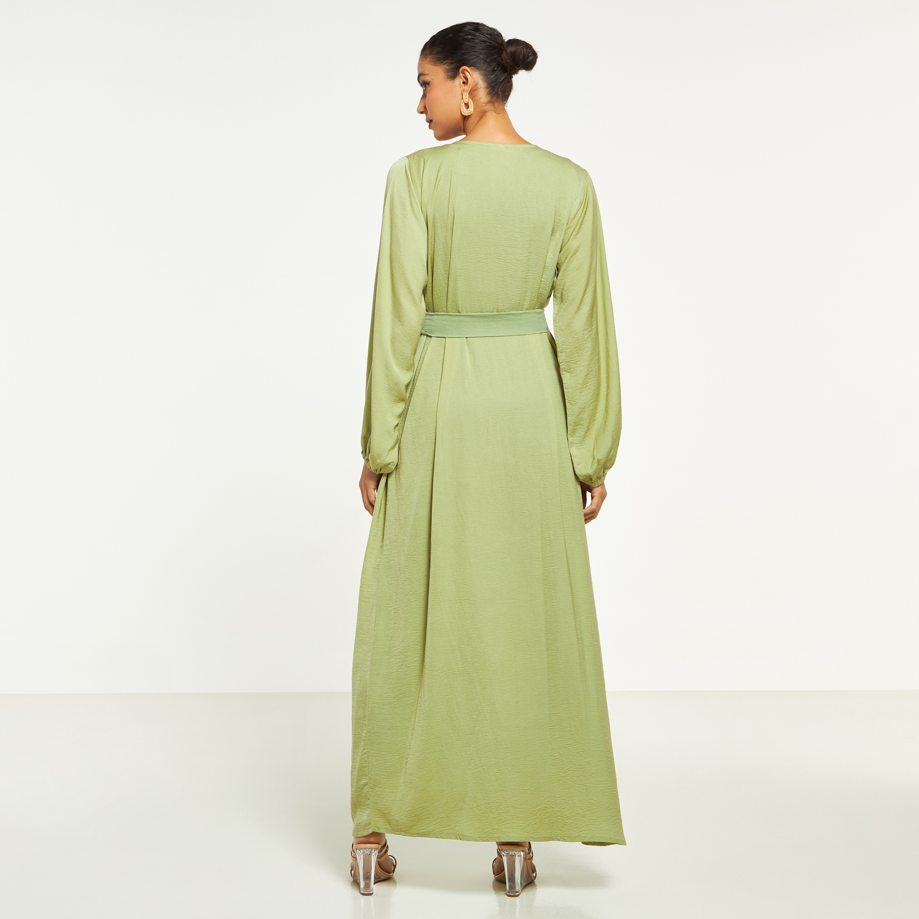 Malikah Floral Embroidered Jalabiya with Tie-Up Belt-women-arabicclothing-jalabiyas-image-5