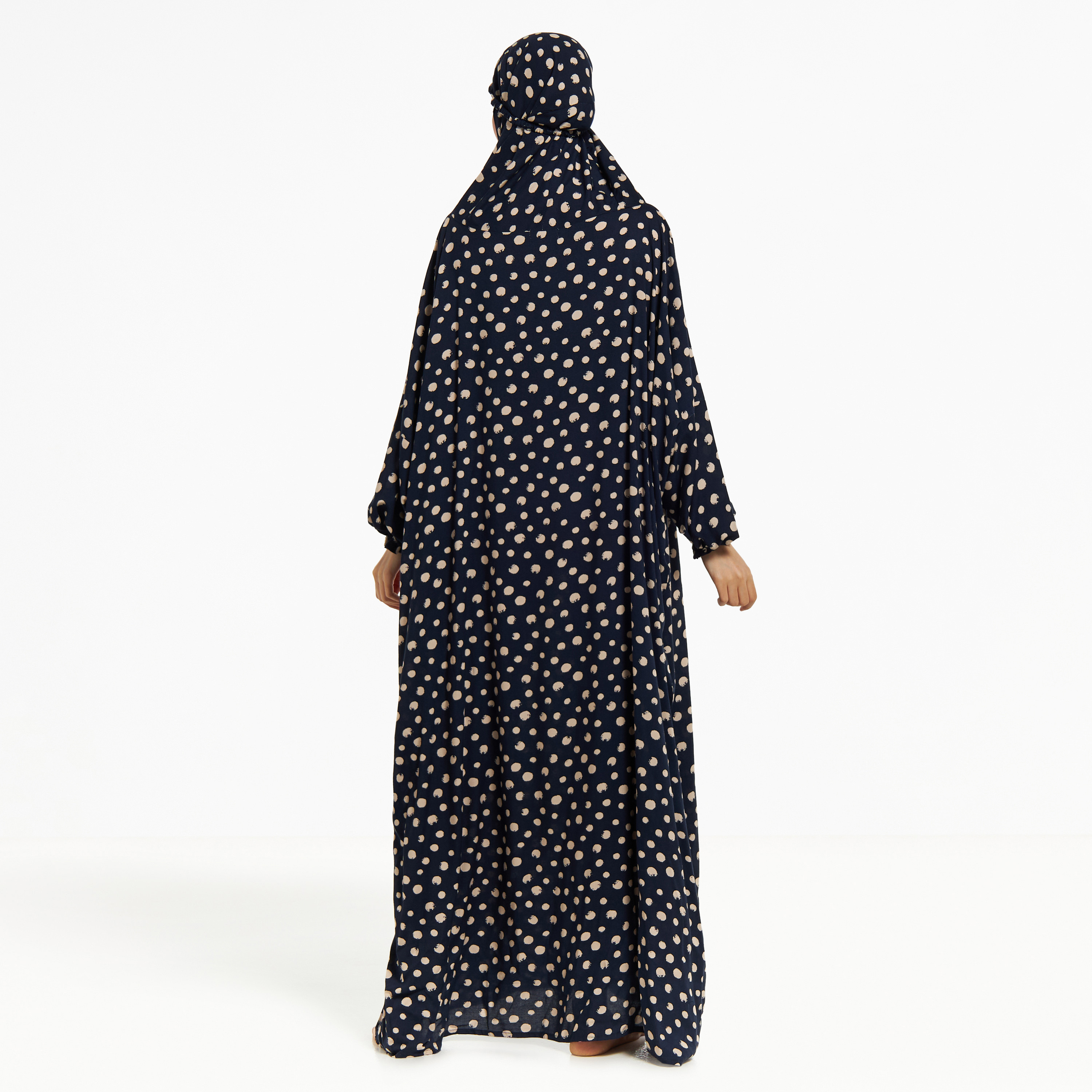 Malikah All-Over Print Prayer Dress with Hijab -women-arabicclothing-abayas-image-3