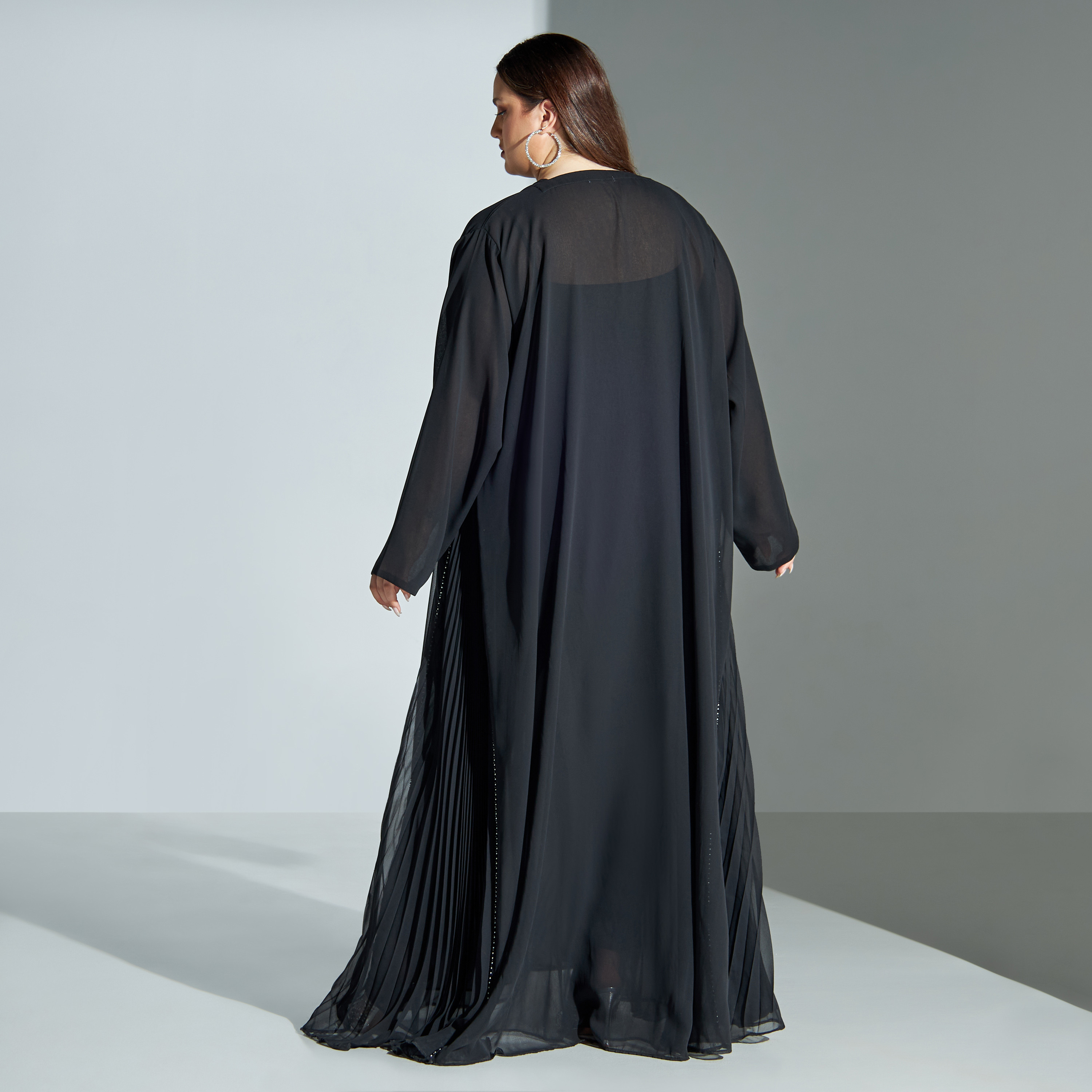 Malikah Plus Size Beaded Abaya with Hijab-women-arabicclothing-abayas-image-5
