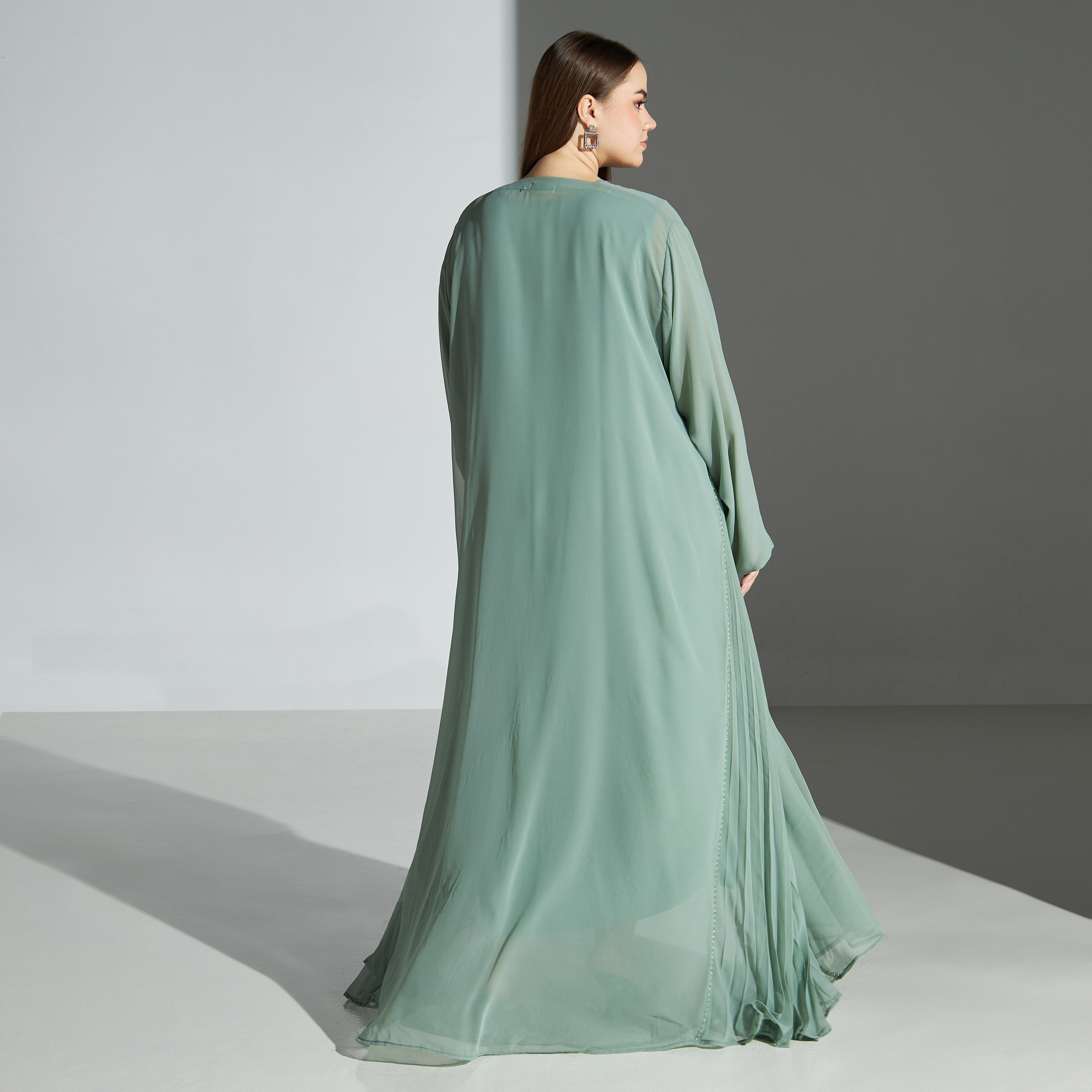 عباية مقاس كبير مع حجاب من ماليكة-women-arabicclothing-abayas-image-5