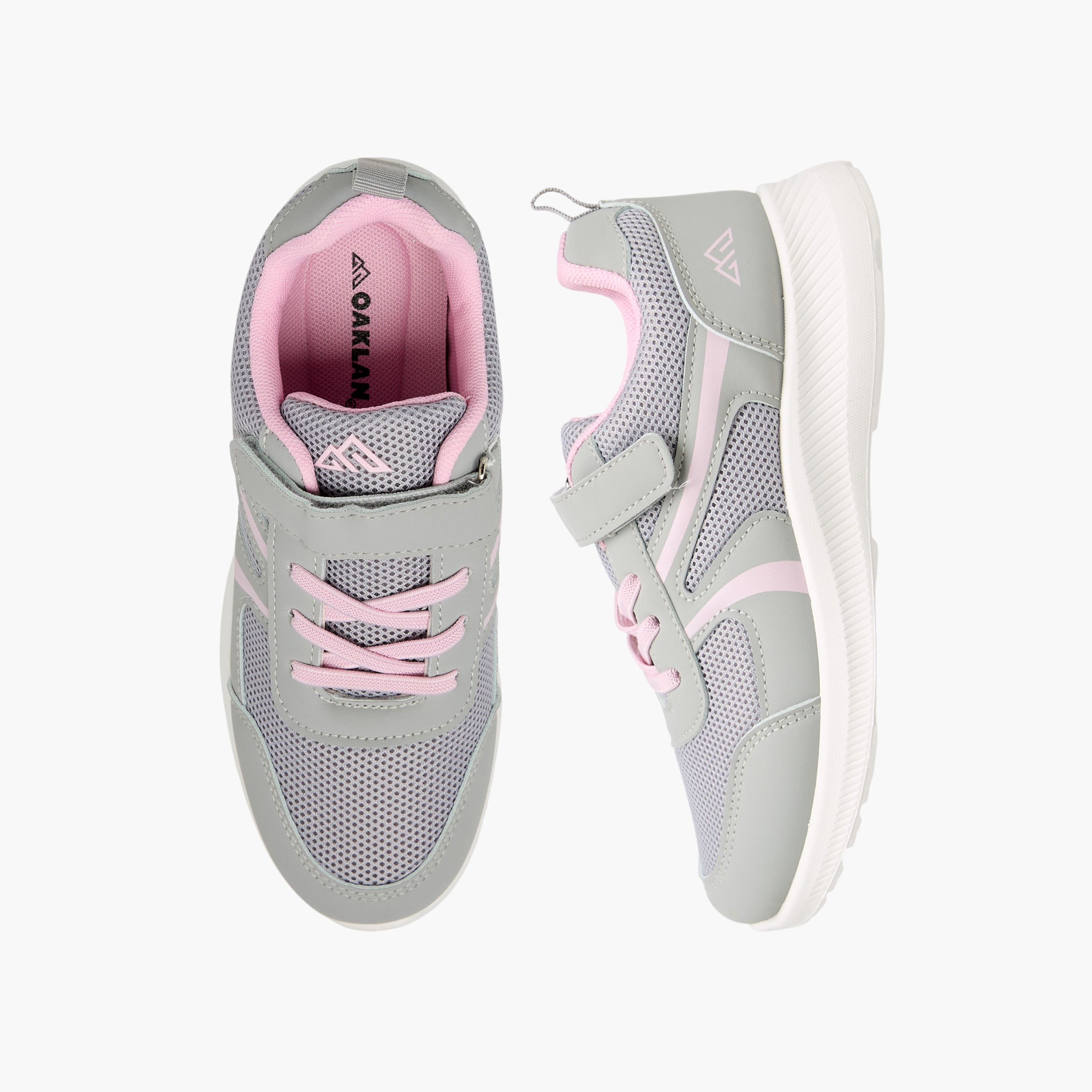 Oaklan by Shoexpress Girls Hook & Loop Sports Shoes-girls-shoes-sports-image-1