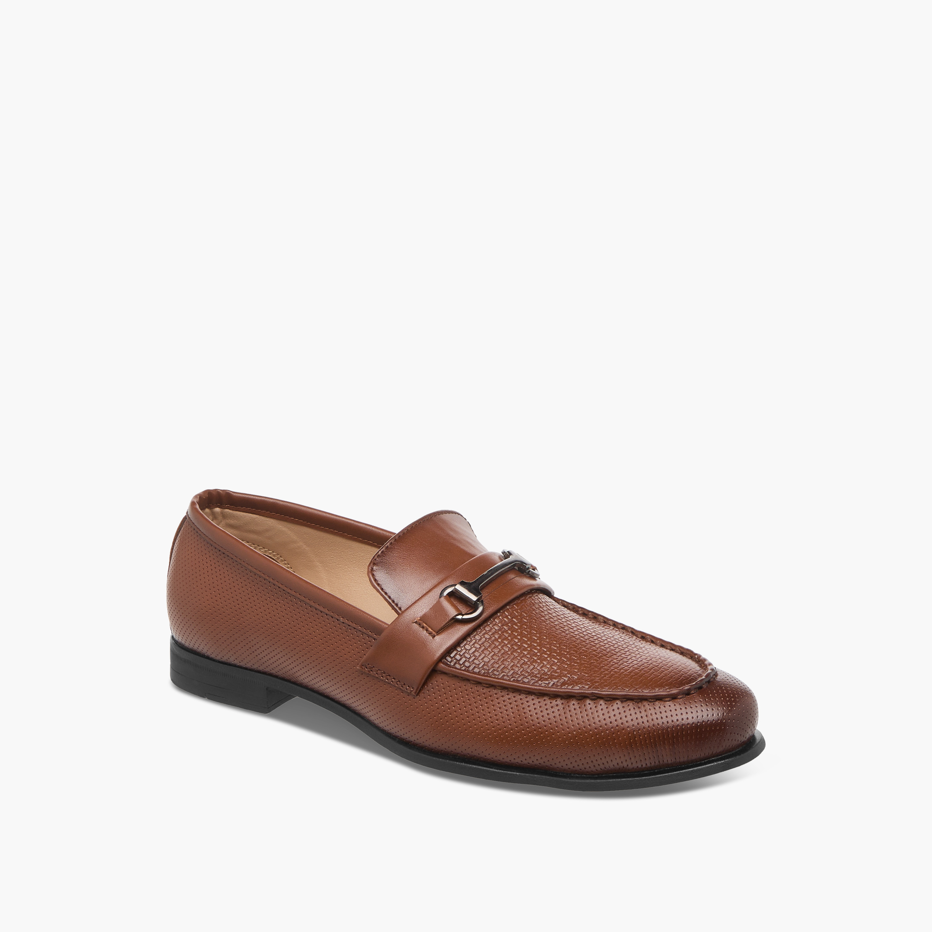 LBL by Shoexpress Metal Accent Slip-On Loafers-men-shoes-formalshoes-image-7