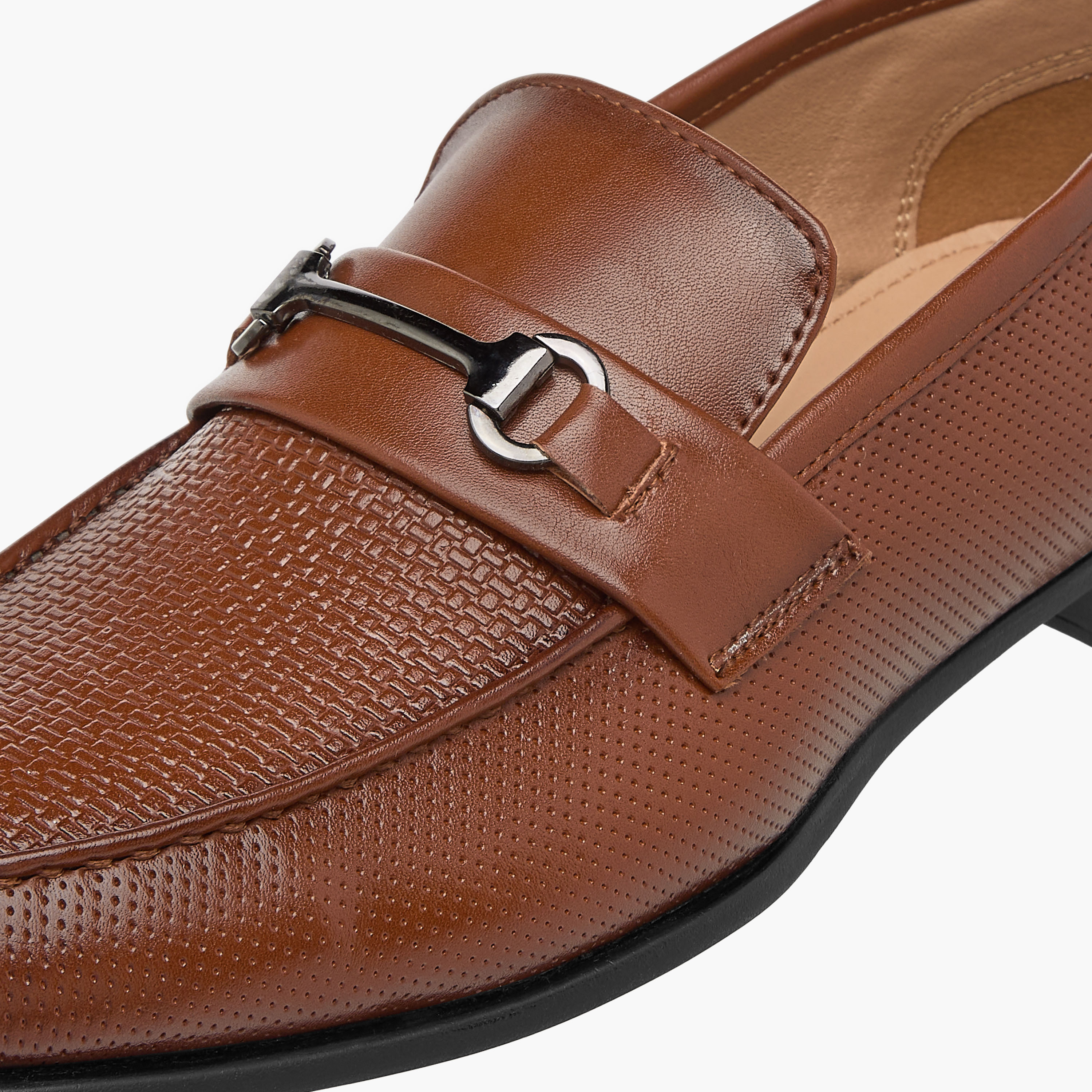 LBL by Shoexpress Metal Accent Slip-On Loafers-men-shoes-formalshoes-image-4