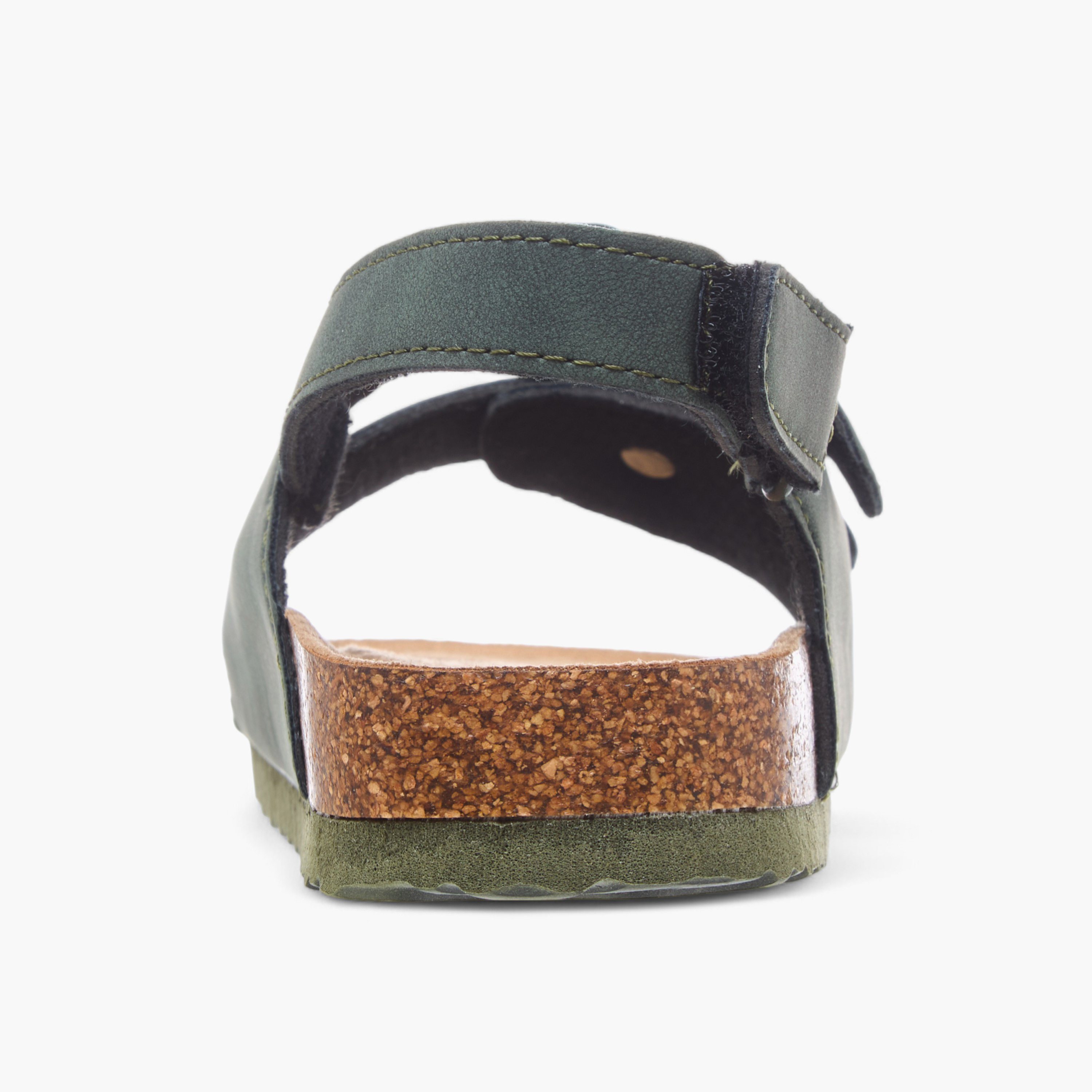 LBL by Shoexpress Buckle Accent Strap Sandals with Hook and Loop Closure-boys-shoes-sandals-image-4