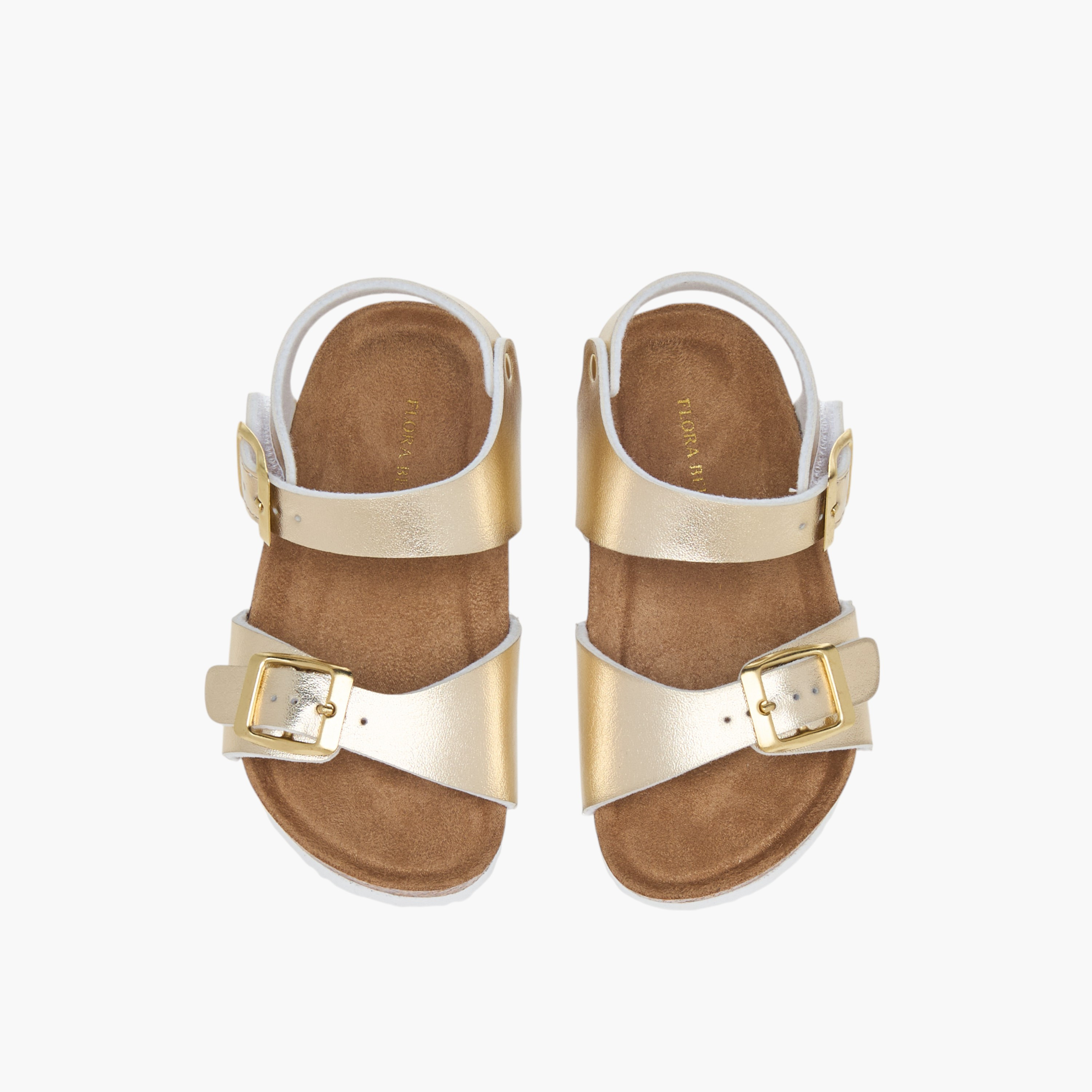Flora Bella Solid Sandals with Hook and Loop Closure-girls-shoes-sandals-image-1
