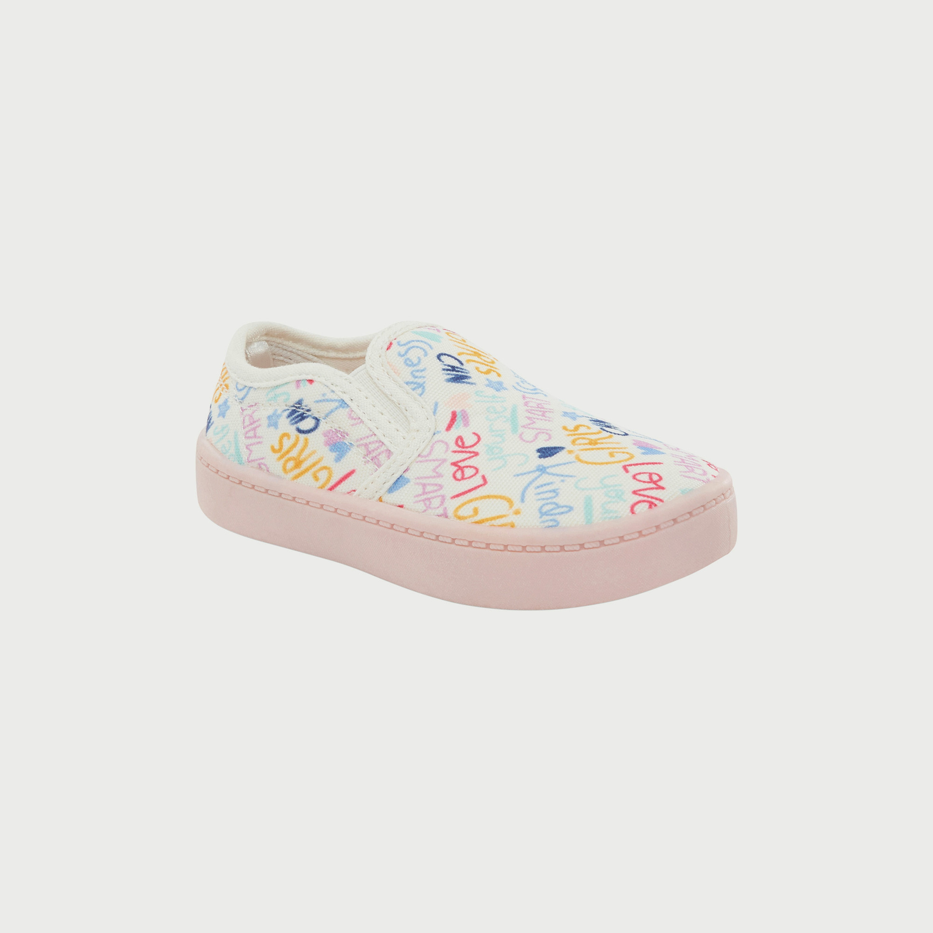 حذاء بدون رباط كاجوال نيتي جرافيتي من كارترز -baby-girls-shoes-closedshoes-image-1