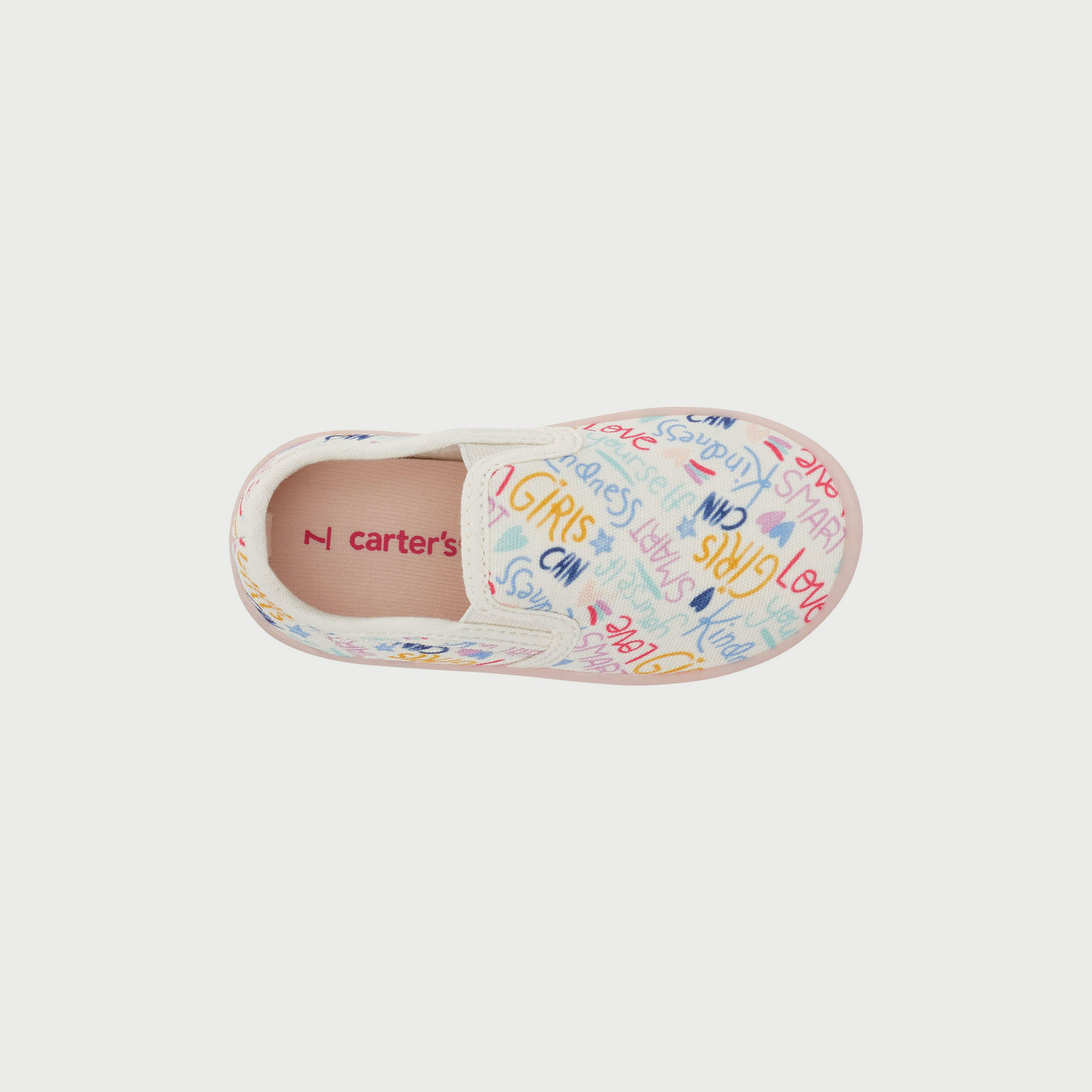 حذاء بدون رباط كاجوال نيتي جرافيتي من كارترز -baby-girls-shoes-closedshoes-image-4