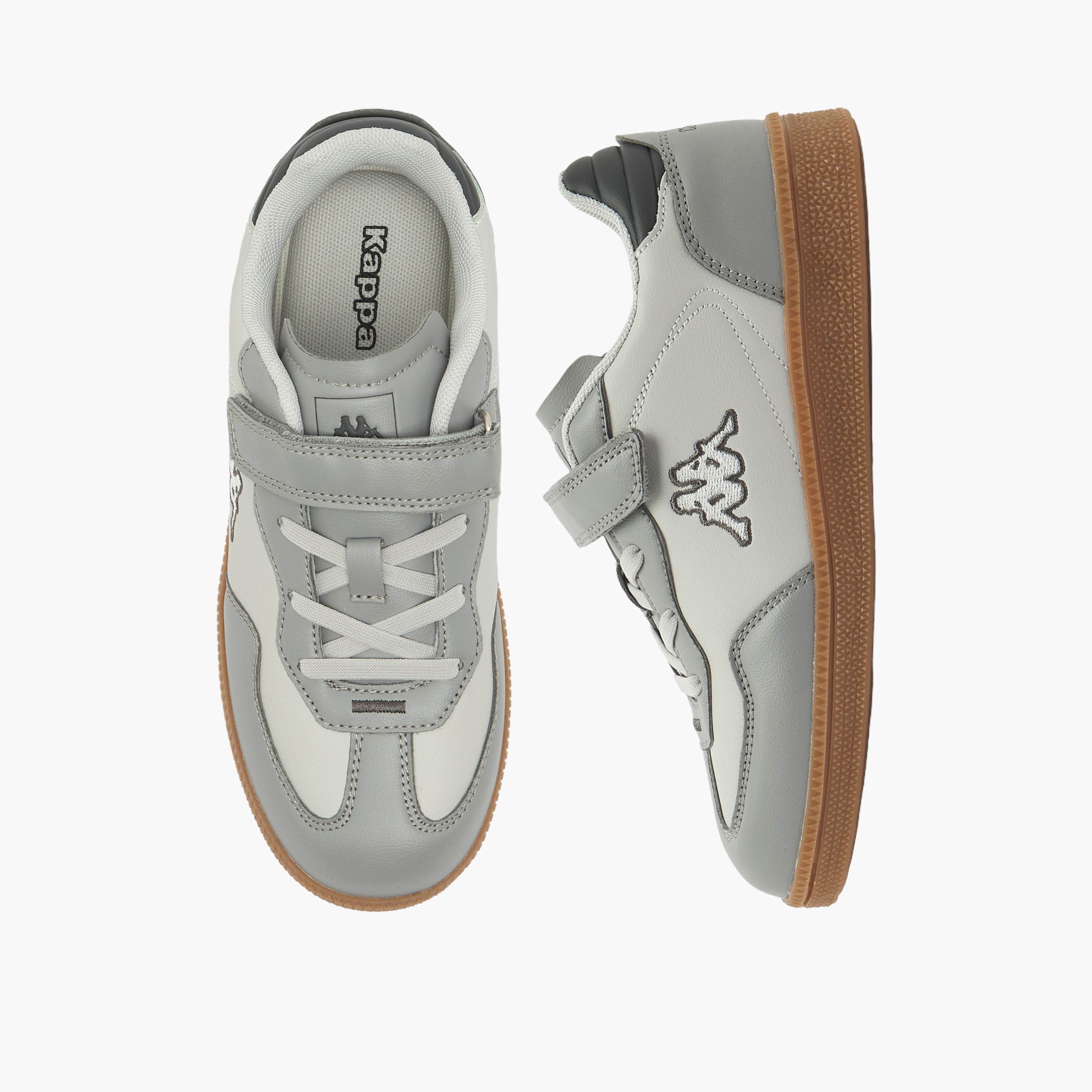 Kappa Boys Logo Hook & Loop Sneakers-boys-shoes-sneakers-image-1