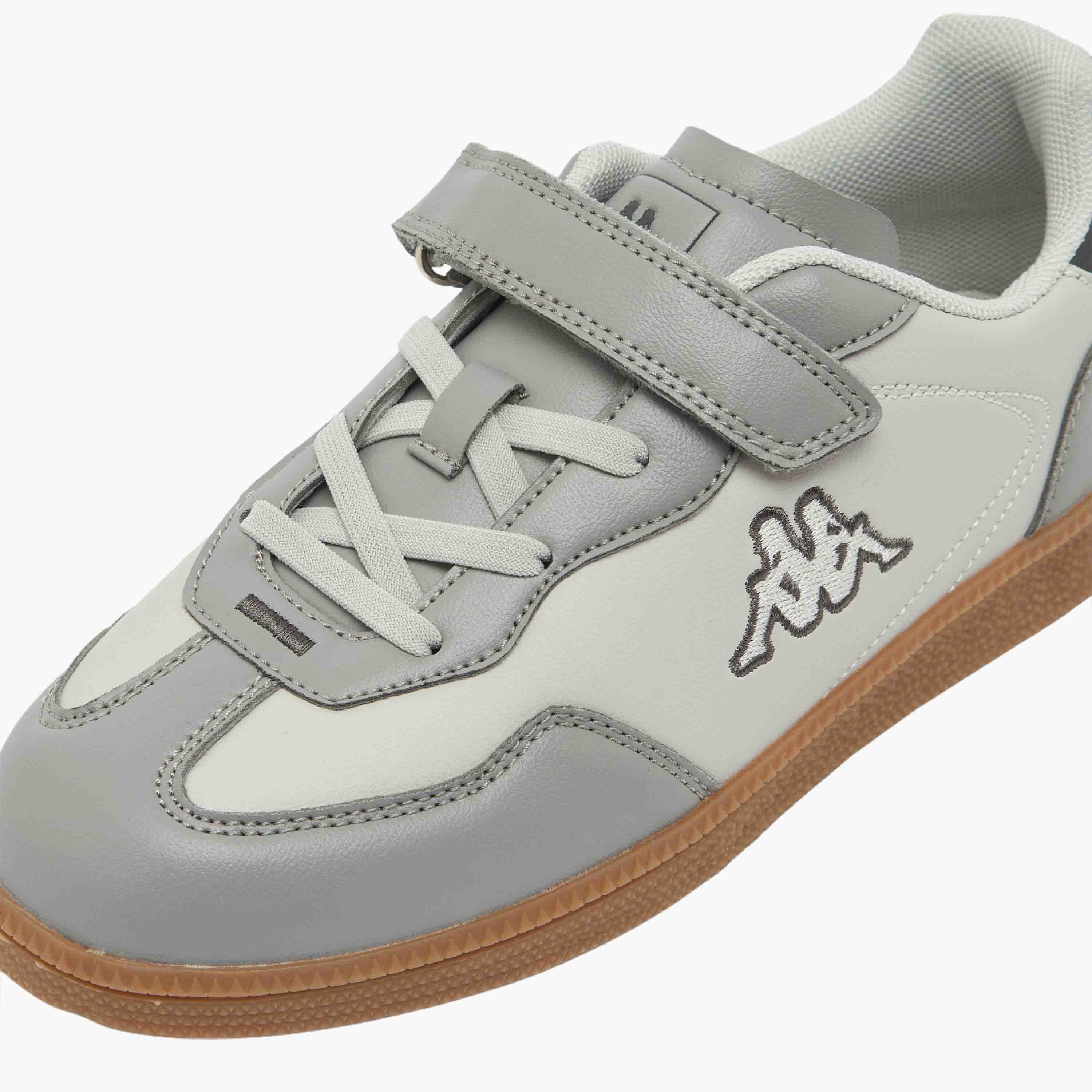 Kappa Boys Logo Hook & Loop Sneakers-boys-shoes-sneakers-image-4