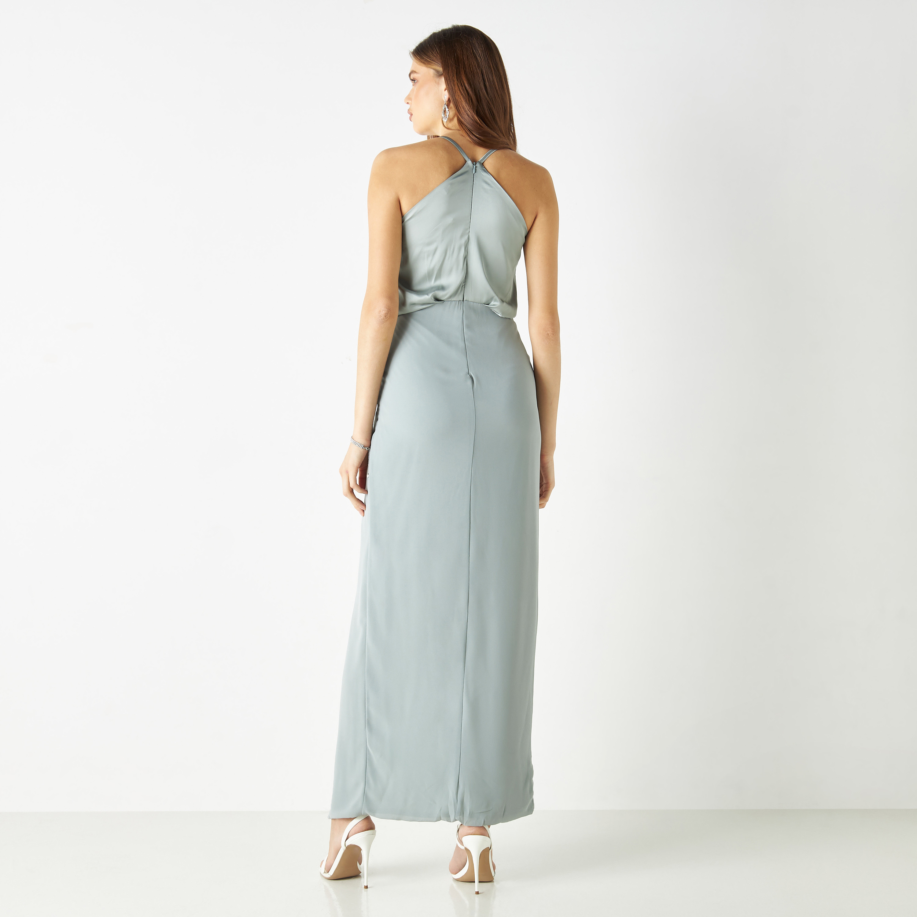 TFNC Plain Shoulder Straps Slit Maxi Dress-women-clothing-dresses-image-3