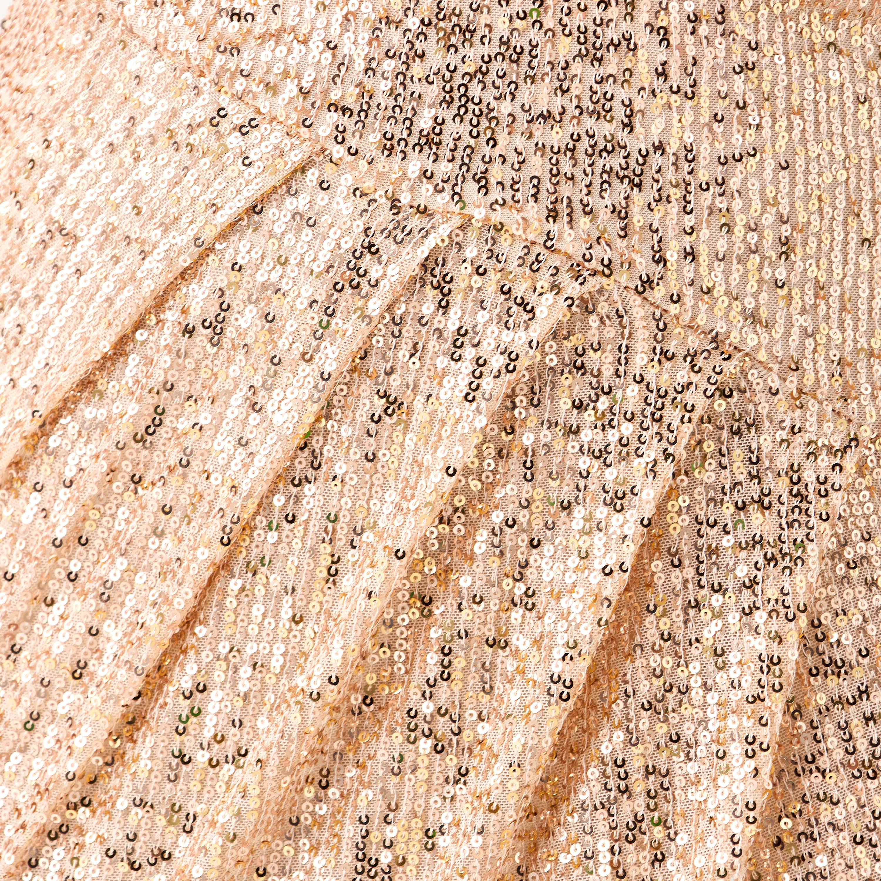 TFNC All-Over Embellished Asymmetric Neck Dress with Slit-women-clothing-dresses-image-5
