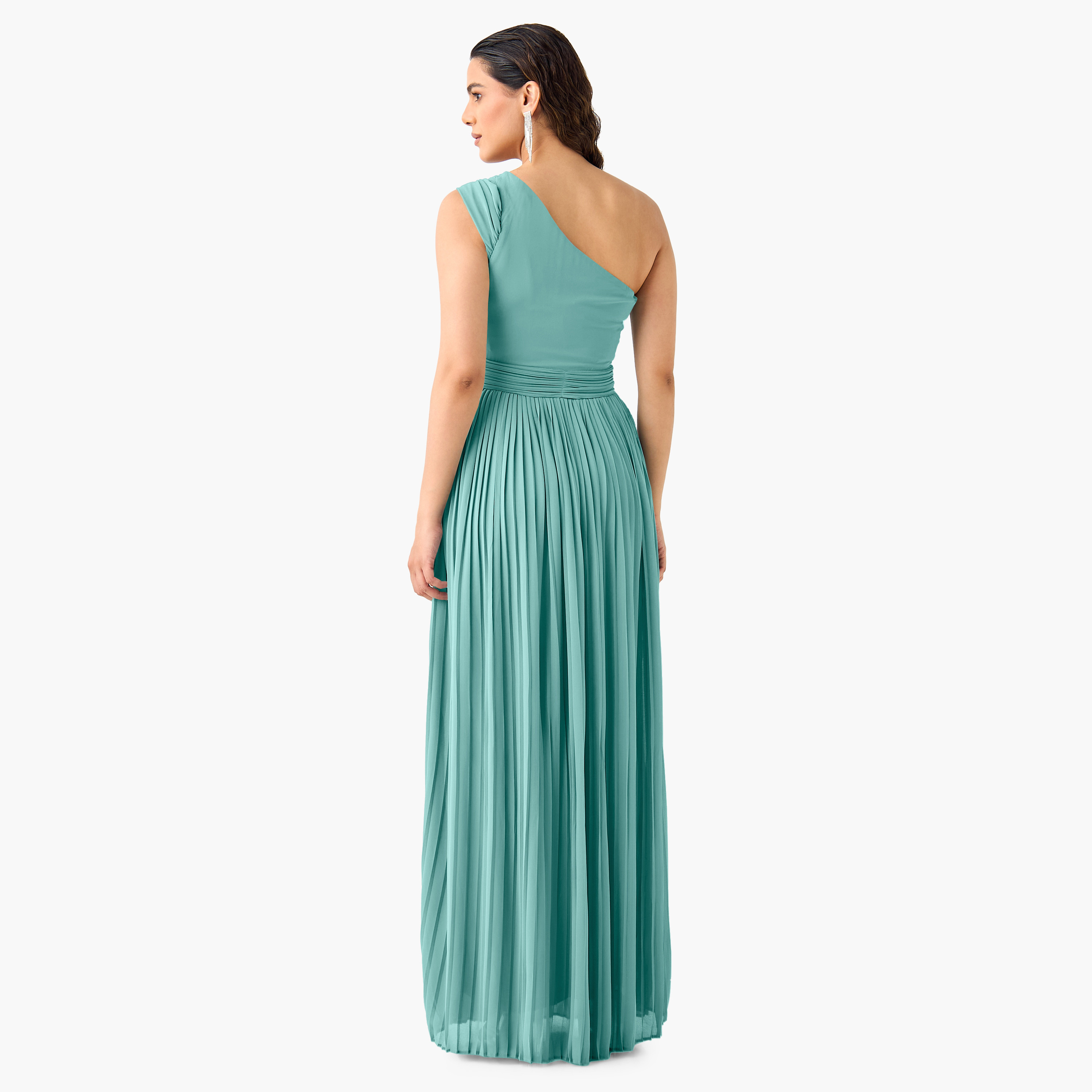 TFNC Pleat Detail One Shoulder Dress-women-clothing-dresses-image-3