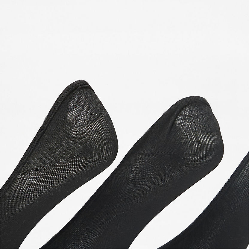 Celeste Solid No Show Socks - Set of 3-Women%27s Socks-image-1