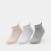 Dash Textured Ankle Length Sports Socks - Set of 3-Girl%27s Socks & Tights-thumbnailMobile-0