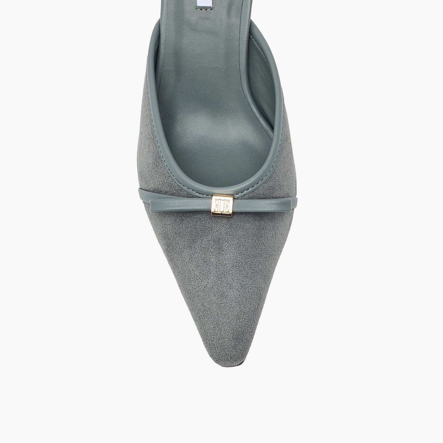 Elle Women Bow Accent Pointed Toe Kitten Heel Mules-women-shoes-heels-image-4