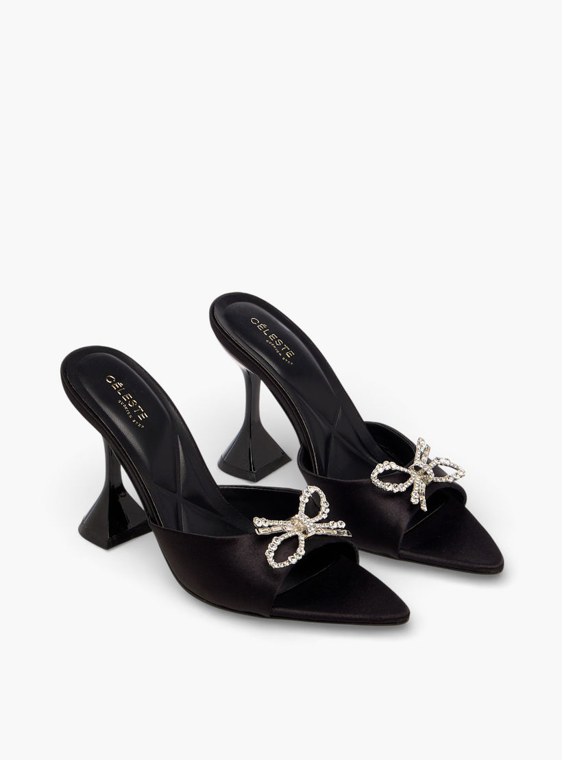 صندل بكعب مدبب وزينة فيونكة للنساء من سيليست-women-shoes-sandals-heeled-image-1