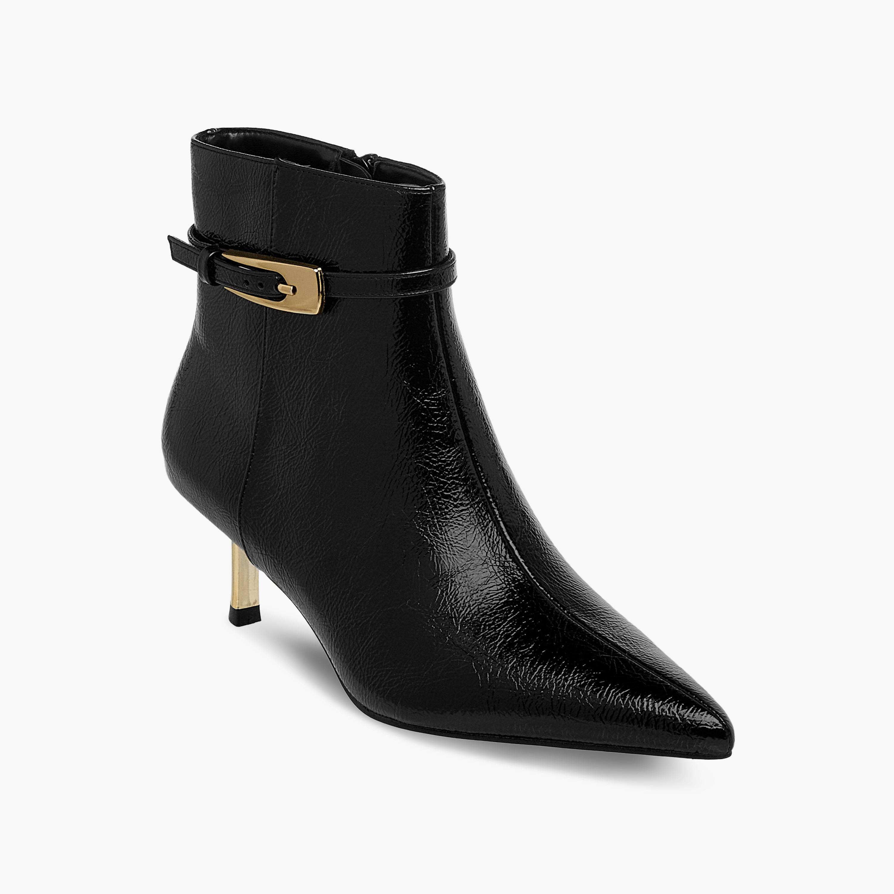 Celeste Women Buckle Detail Ankle Boots-women-shoes-boots-image-2