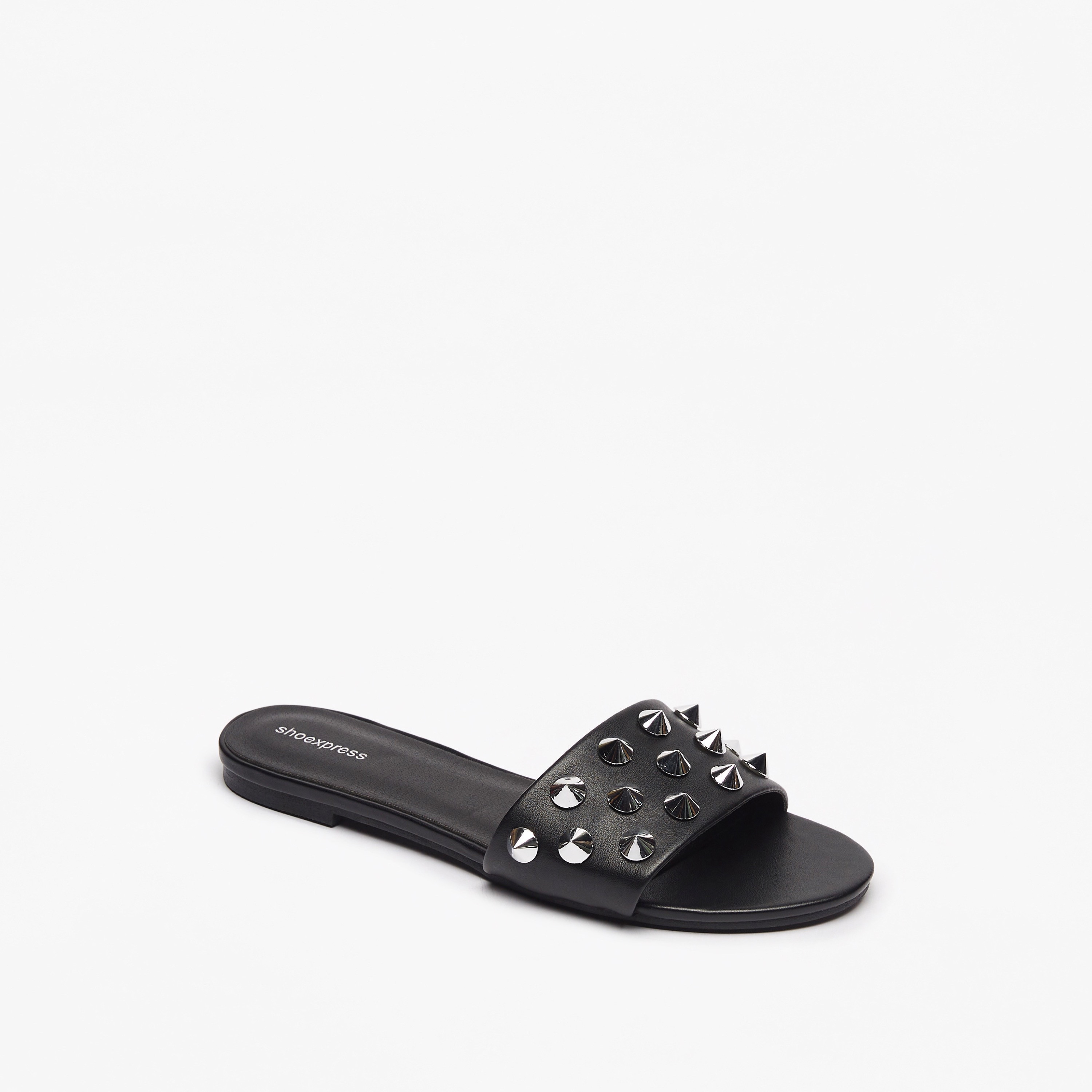 Studded slides hot sale