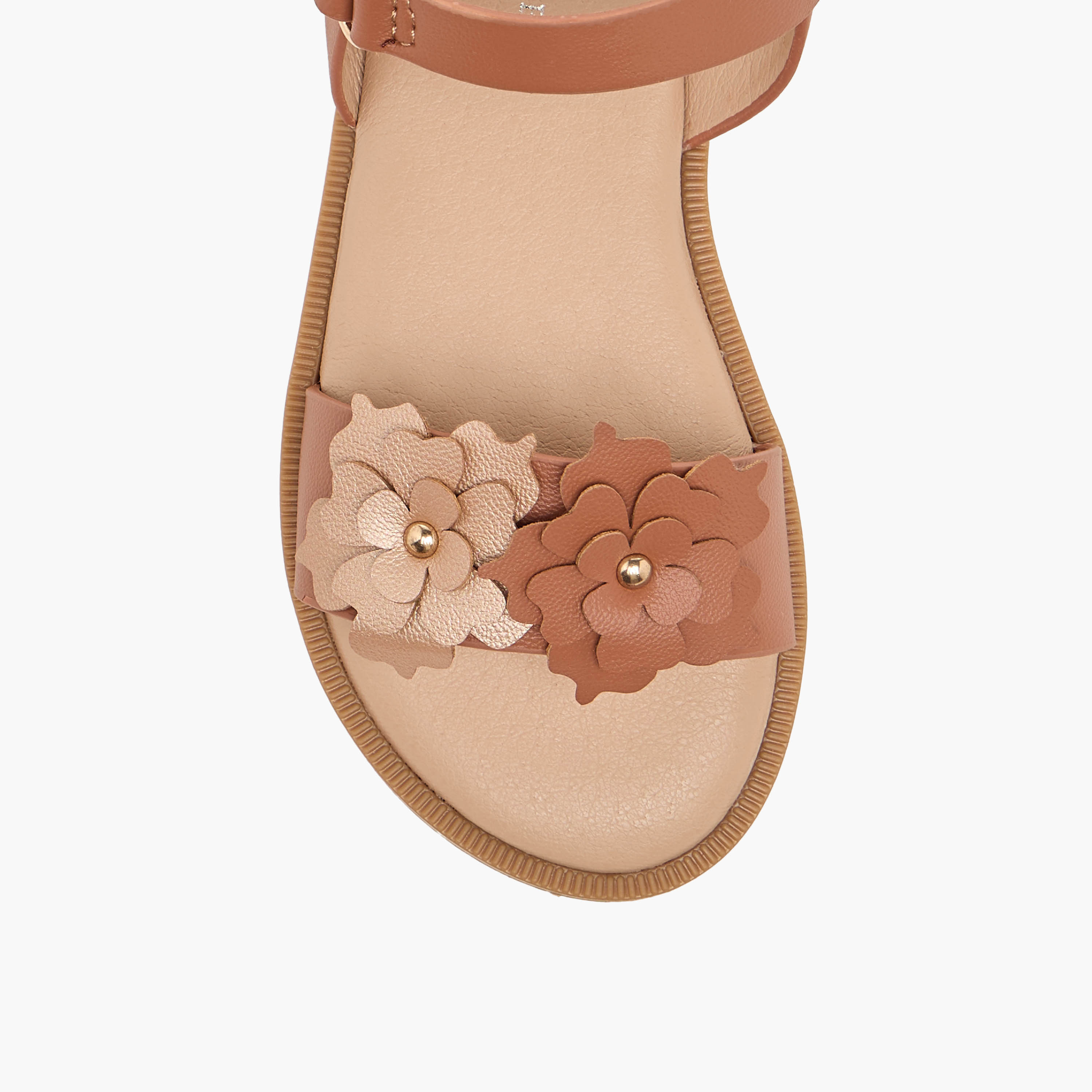 صندل بأحزمة وشريط إغلاق لاصق للبنات من فلورا بيلا-girls-shoes-sandals-image-7