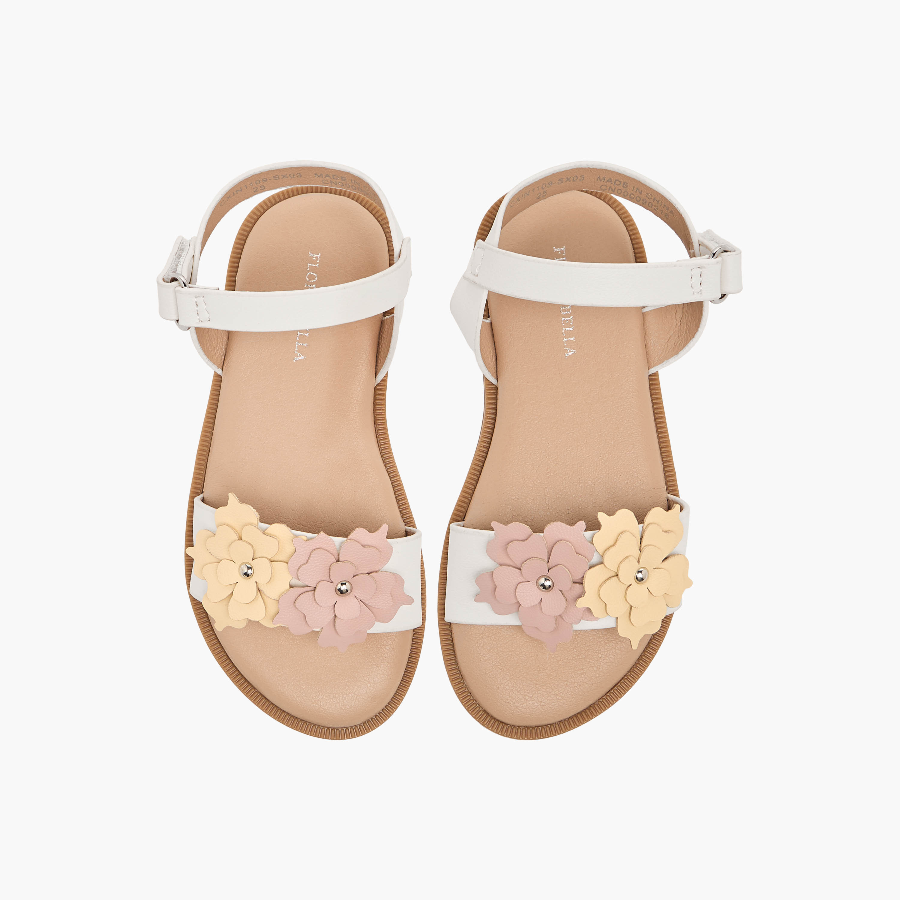Flora Bella Girls Hook & Loop Strap Sandals-girls-shoes-sandals-image-1