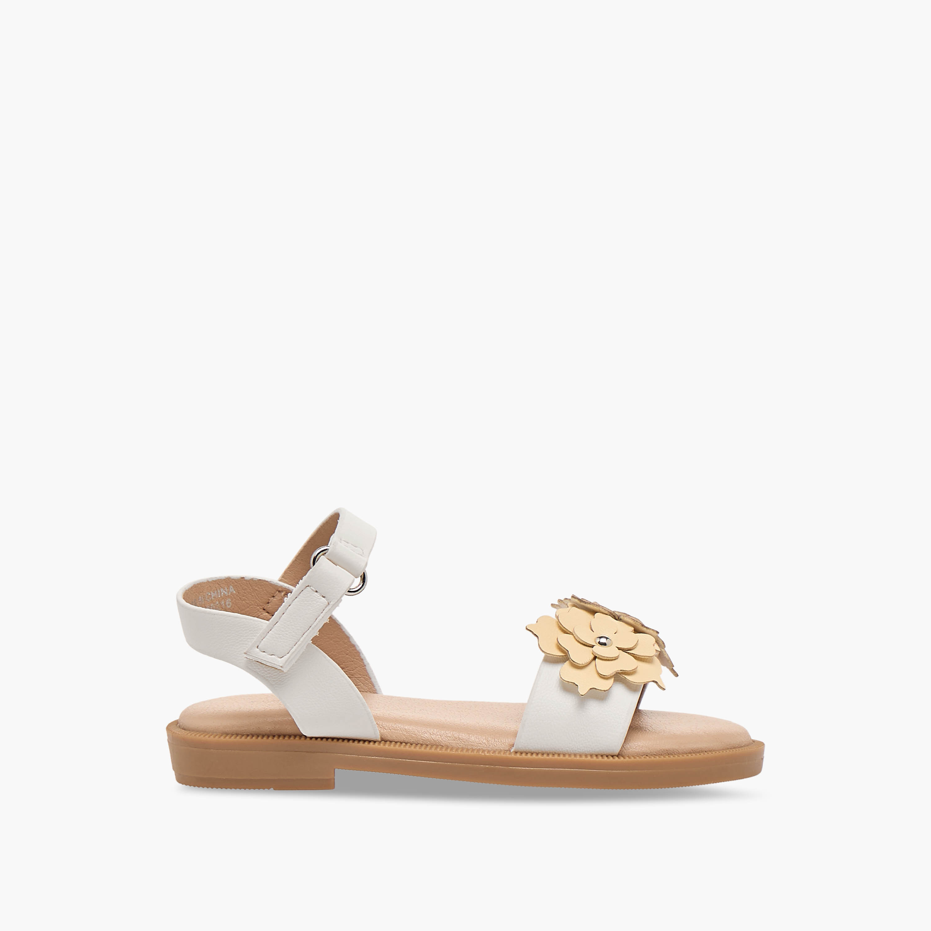 صندل بأحزمة وشريط إغلاق لاصق للبنات من فلورا بيلا-girls-shoes-sandals-image-11