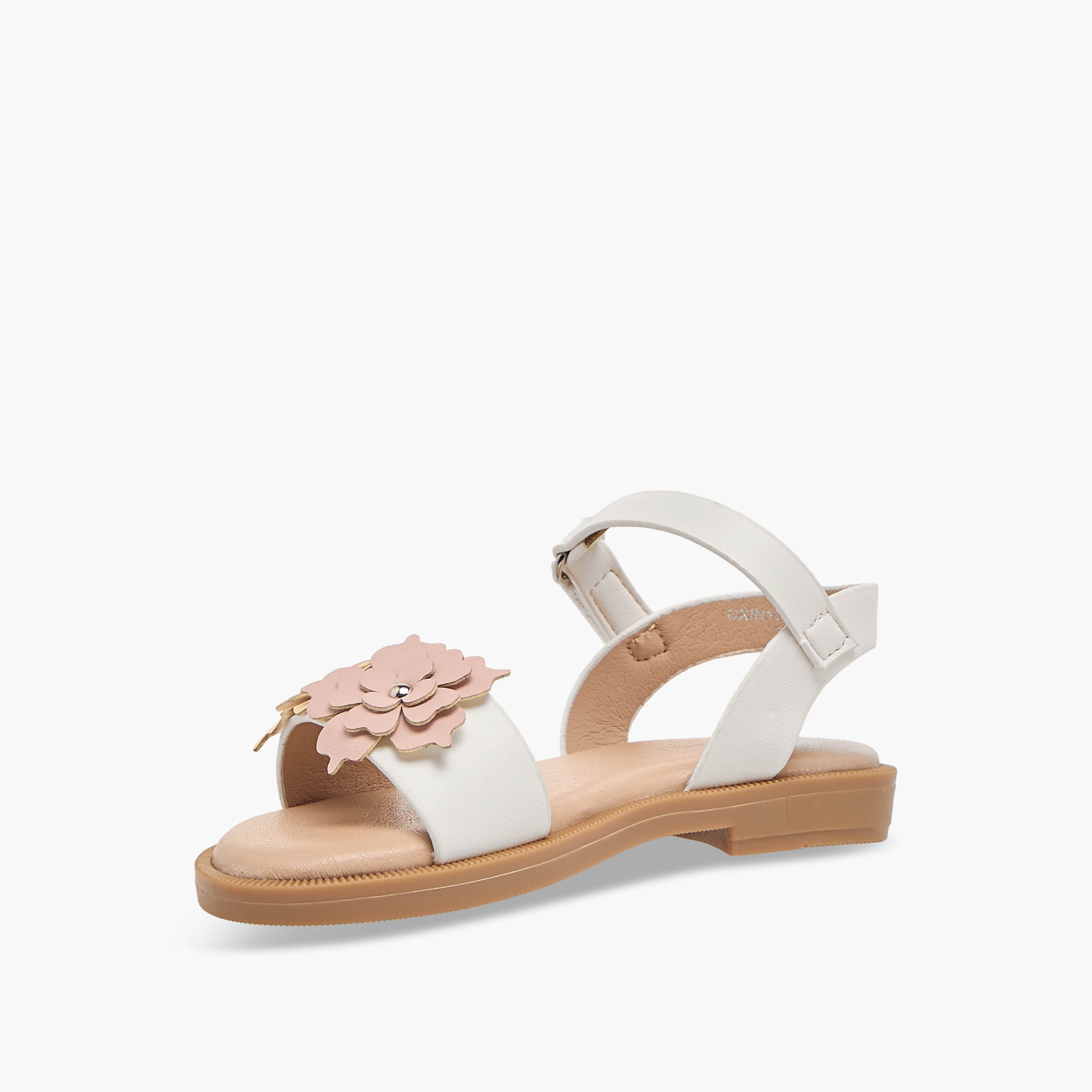 صندل بأحزمة وشريط إغلاق لاصق للبنات من فلورا بيلا-girls-shoes-sandals-image-12