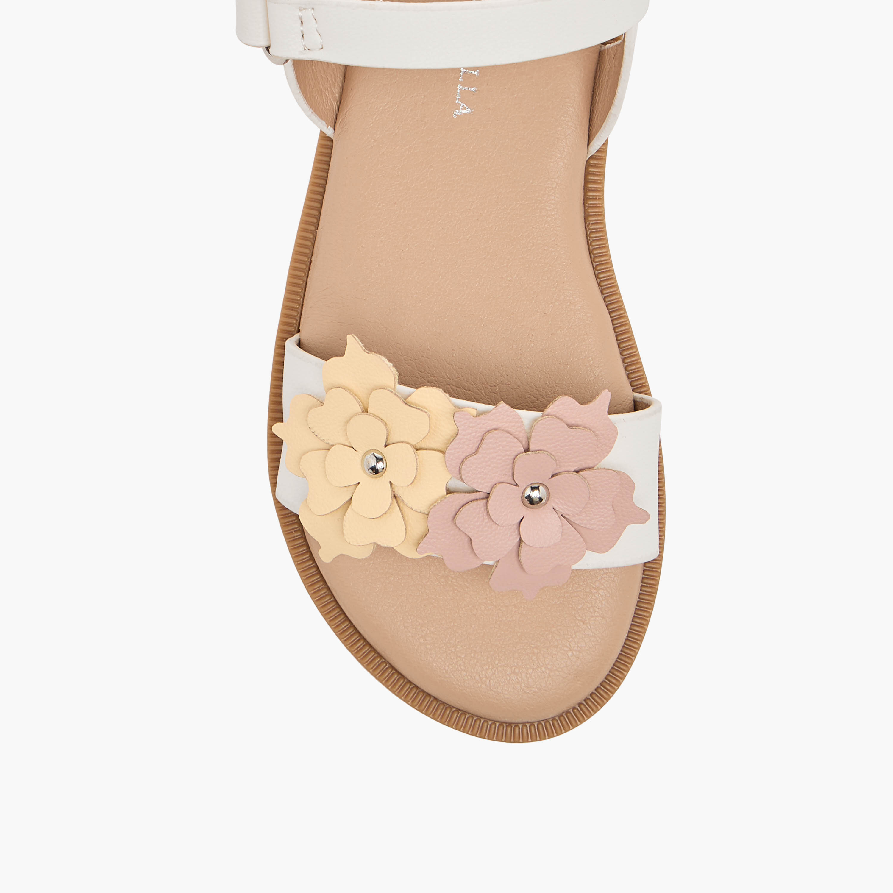 صندل بأحزمة وشريط إغلاق لاصق للبنات من فلورا بيلا-girls-shoes-sandals-image-15